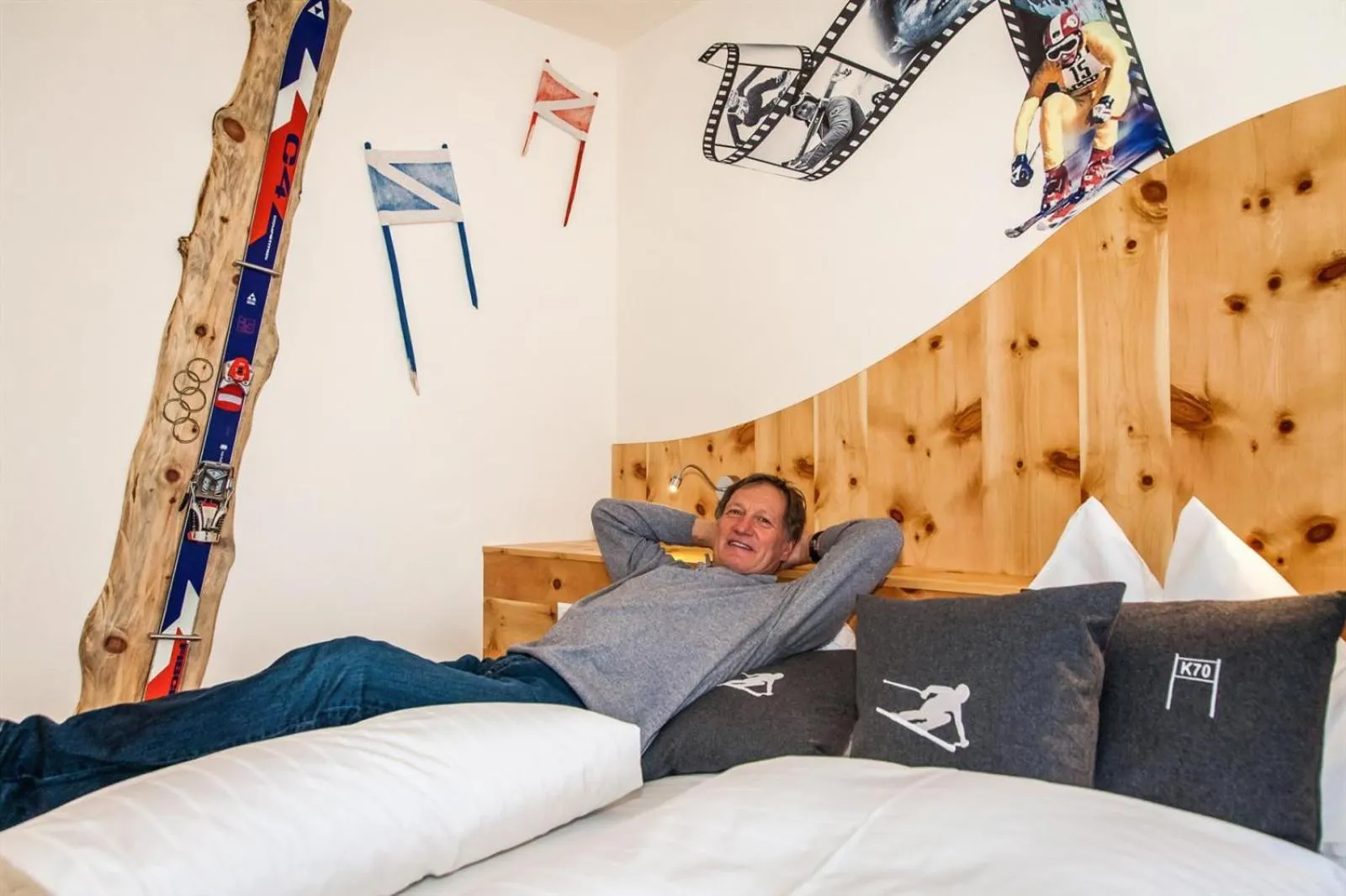 People, Bed in Der Kirchheimerhof - Superior