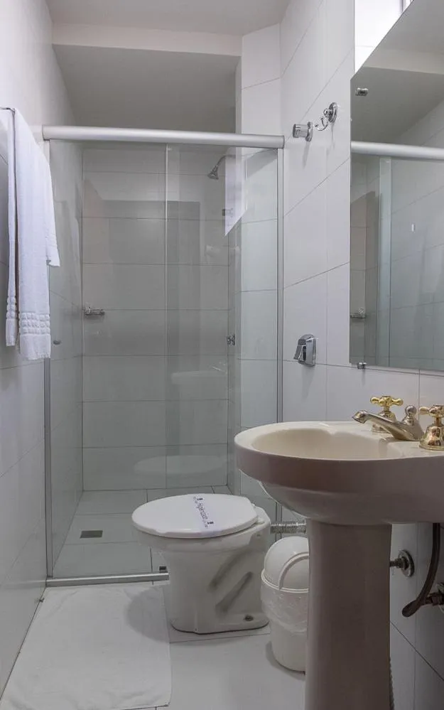 Bathroom in Hotel Santa Maria by RB Hotelaria