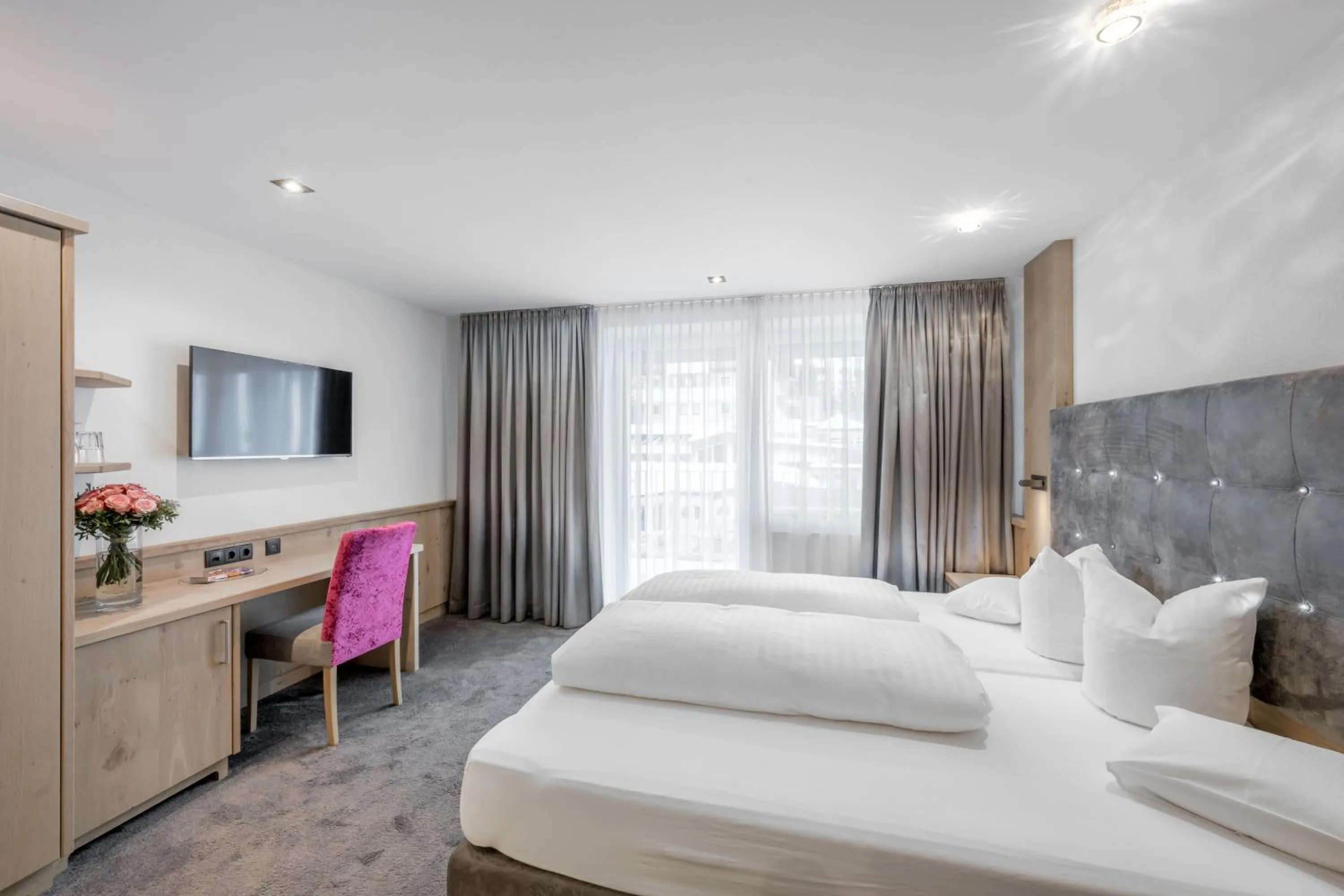 Bed in Hotel Garni Christine