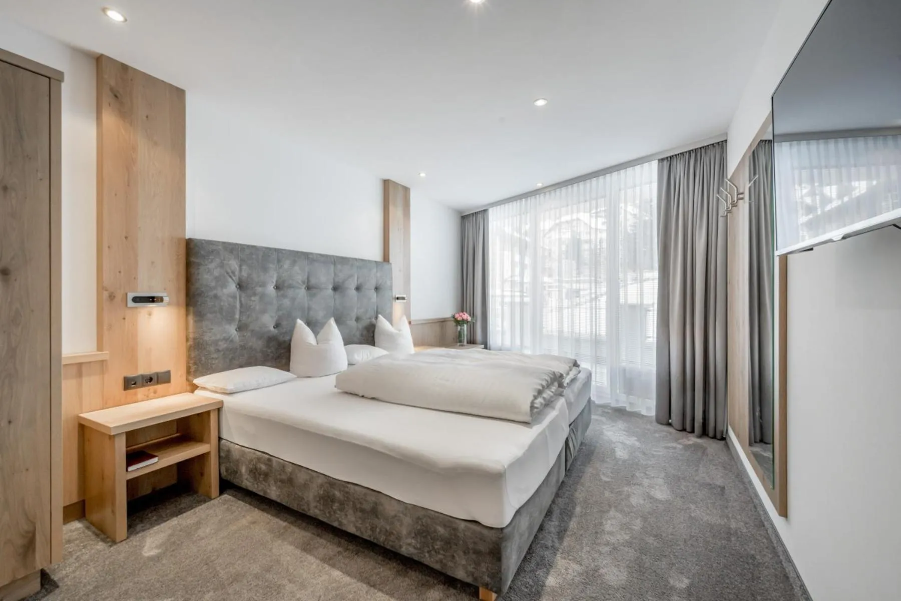 Bed in Hotel Garni Christine
