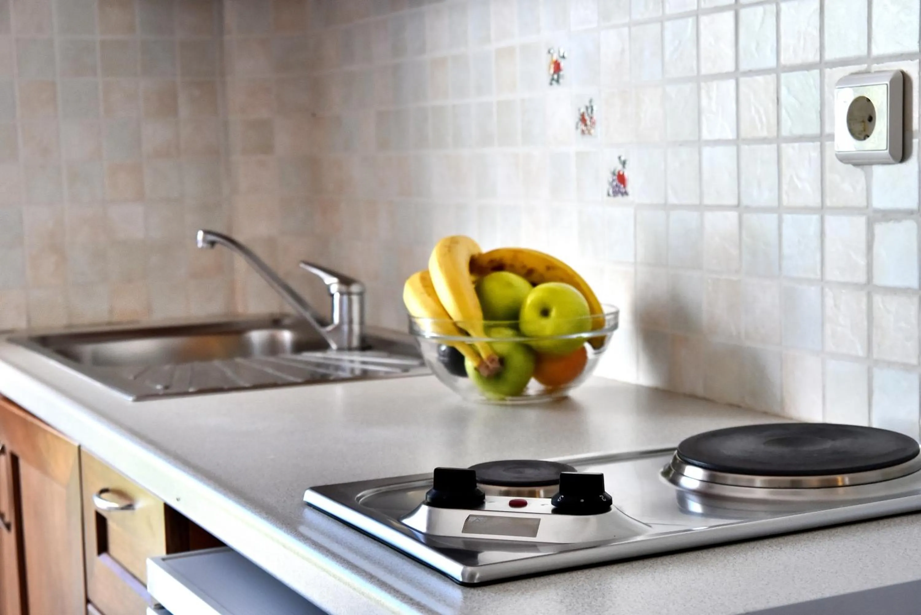 Kitchen or kitchenette in Hotel Korali
