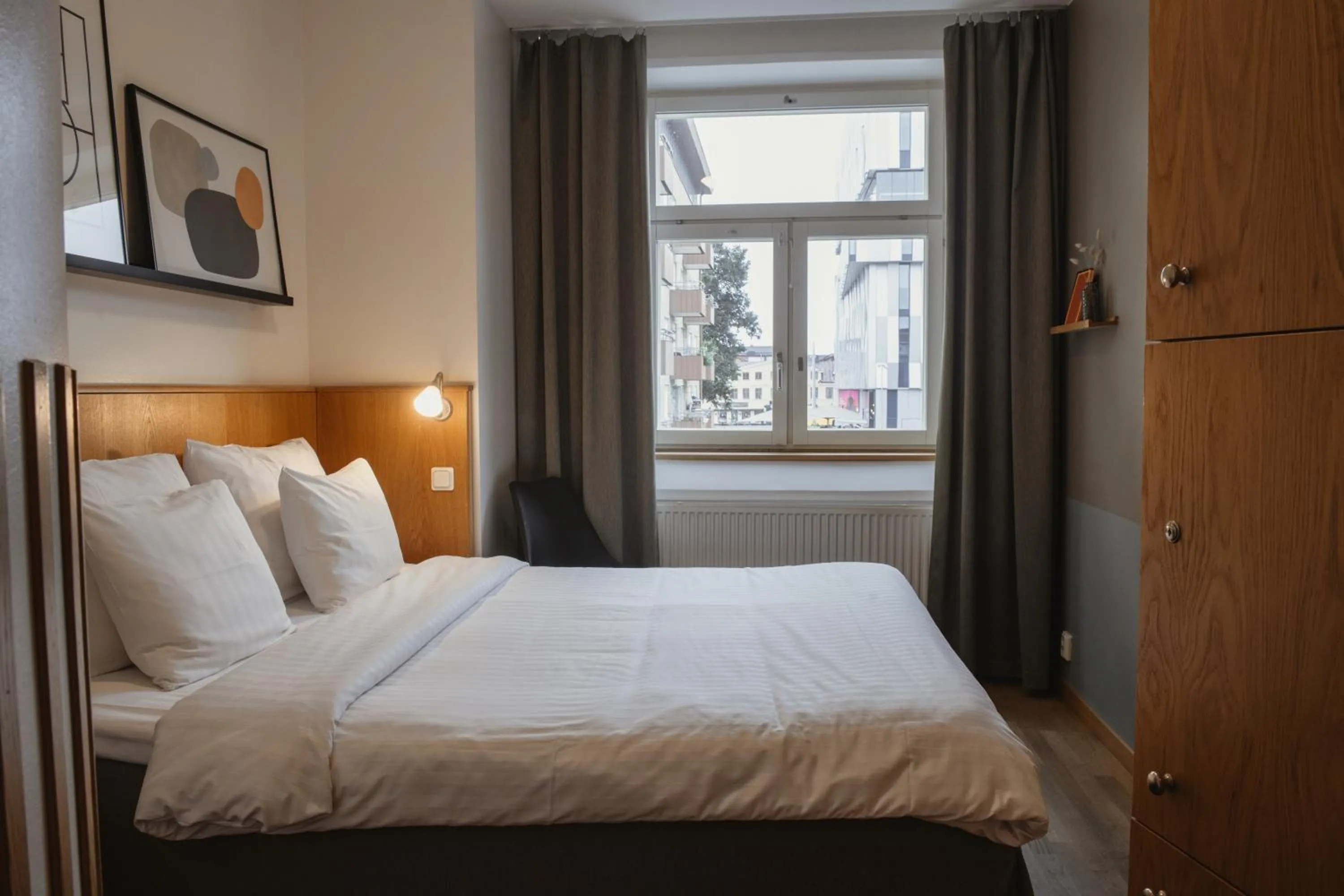 Bed in Home Hotel Uppsala