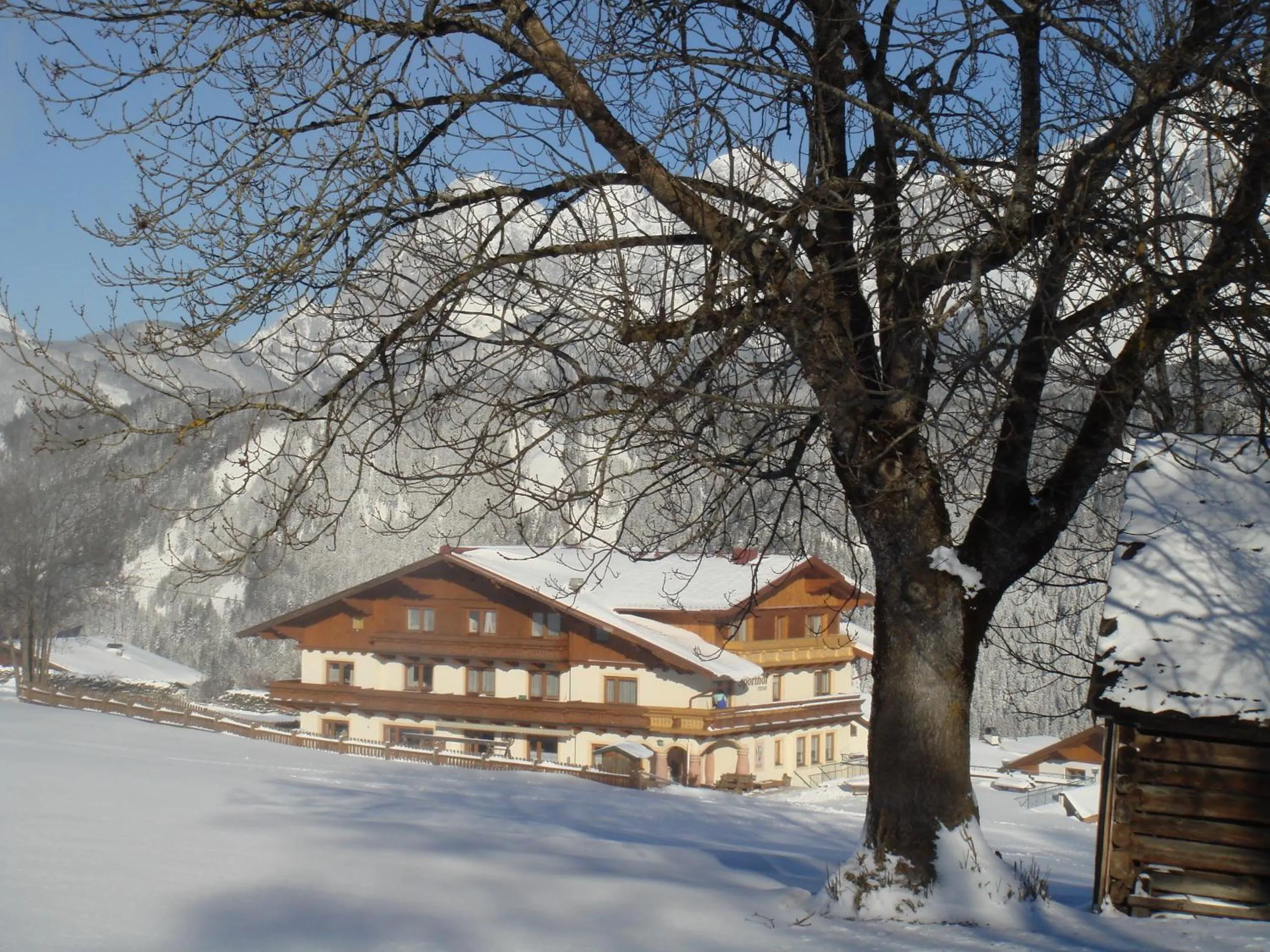 Facade/entrance in Hotel Sporthof