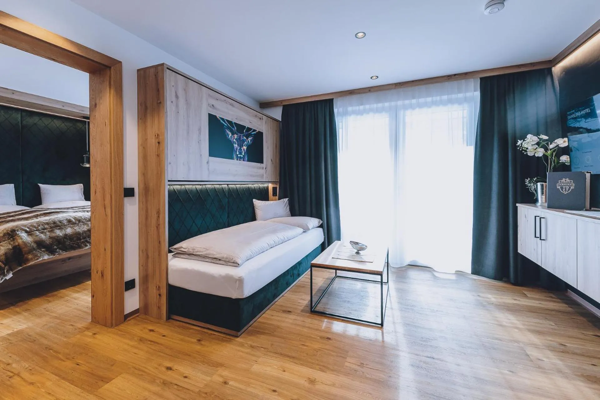 Living room in Dorfkrug Kaprun - Luxury Suites & Appartements