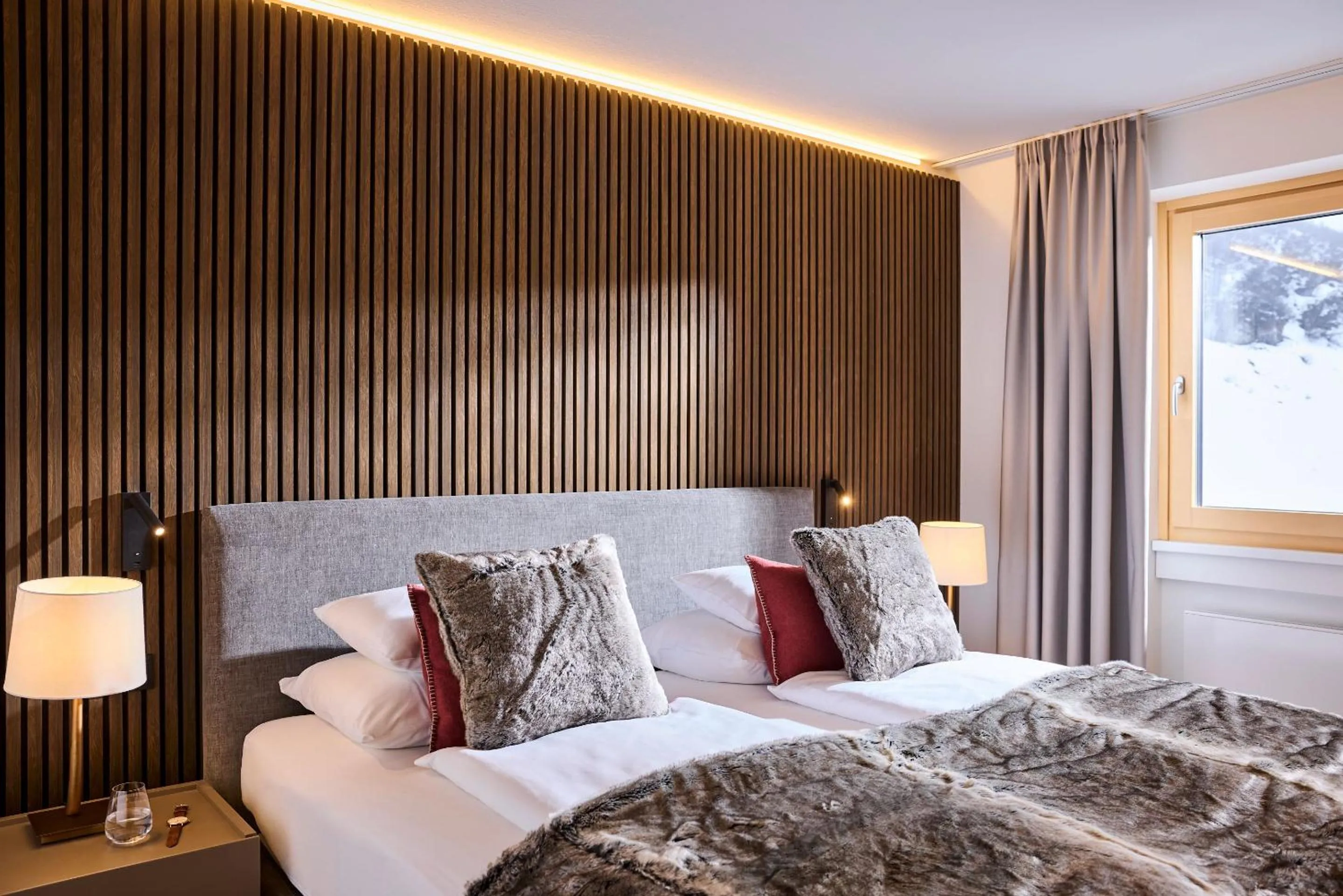 Bedroom, Bed in ROBINSON ALPENROSE Zürs