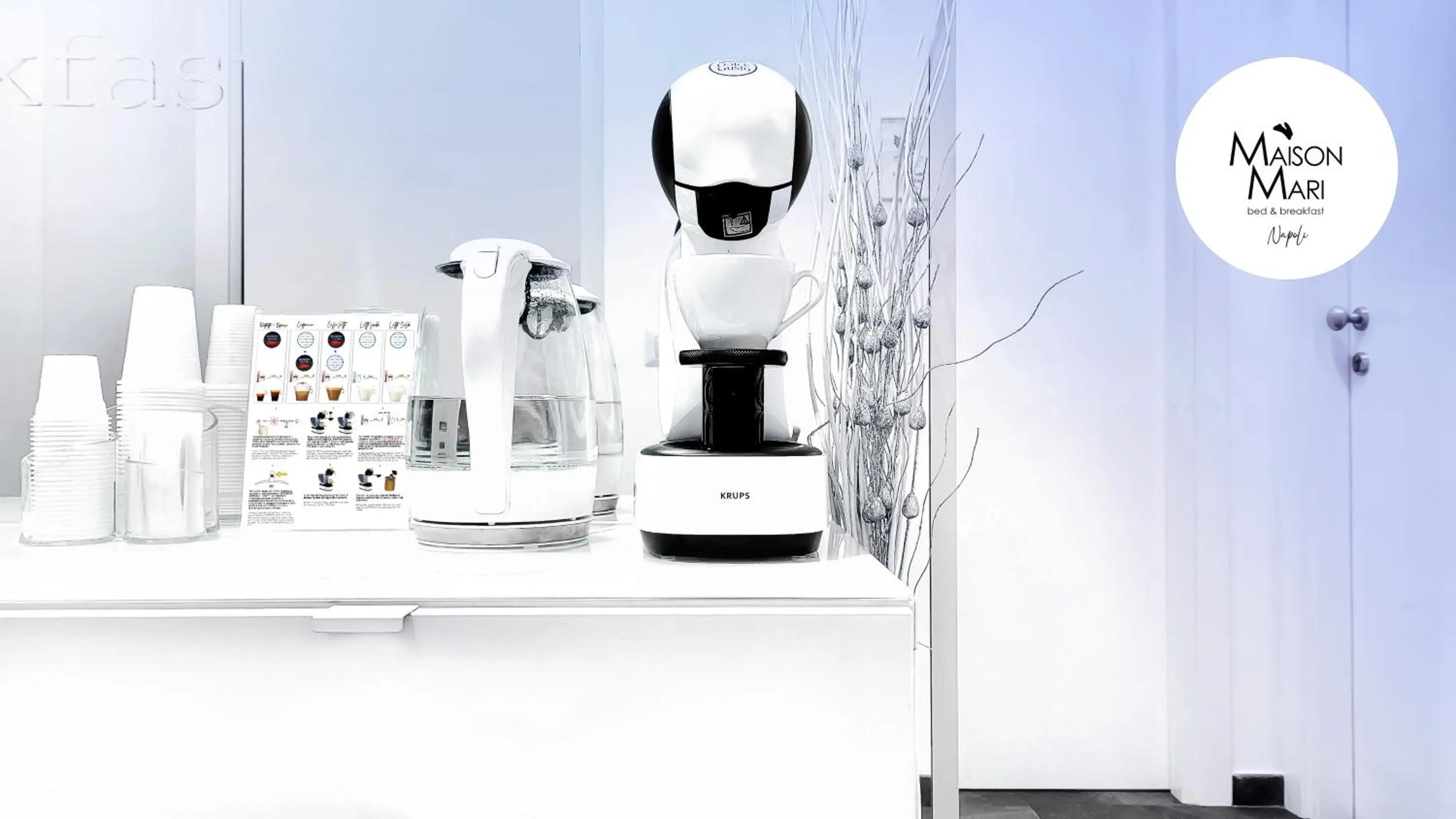 Coffee/tea facilities in B&B Maison Mari