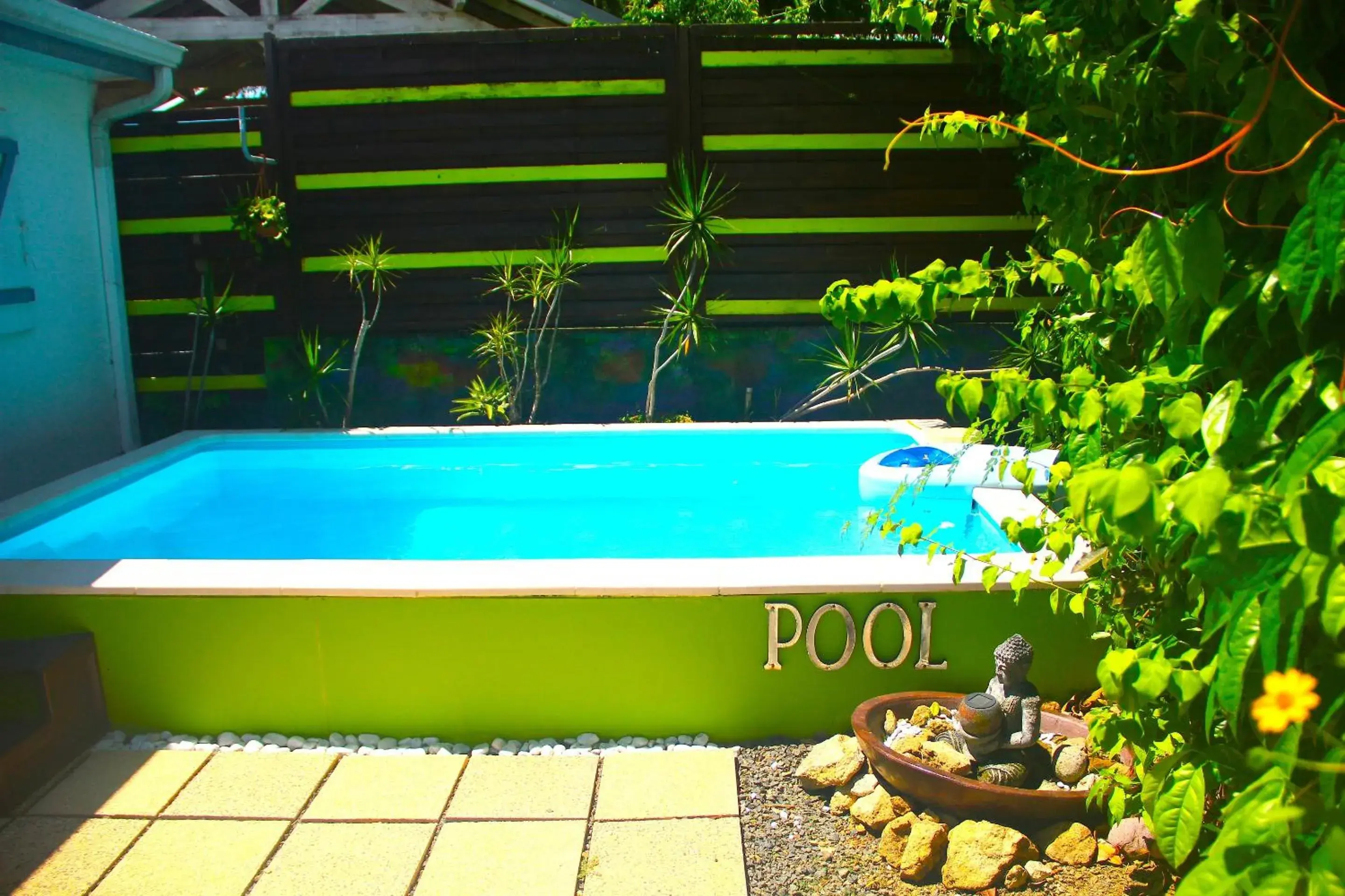 Pool view in Villa Eden Rock Pool view in Villa Eden Rock