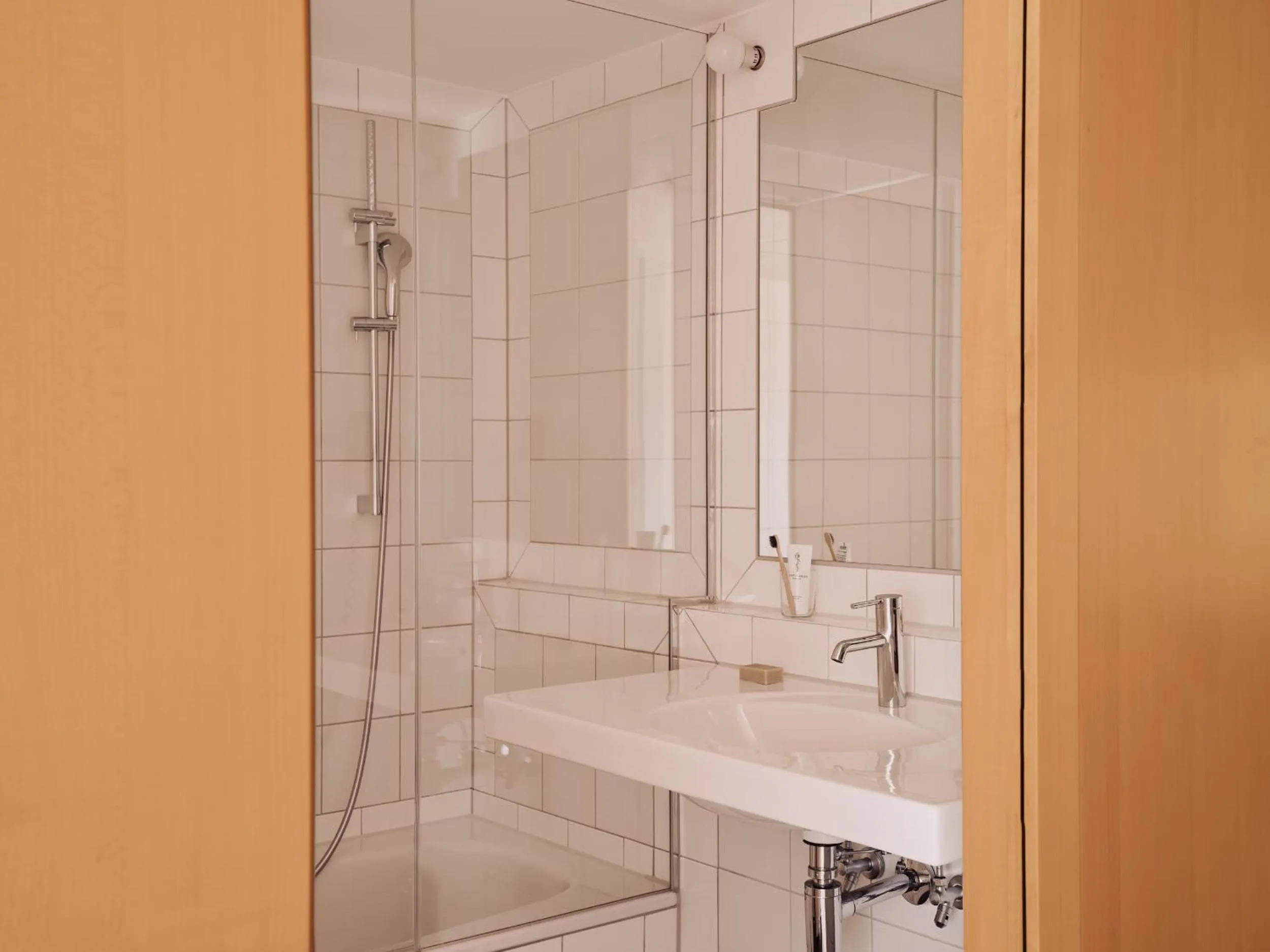 Shower in Rote Wand Gourmet Hotel, a Member of Design Hotels