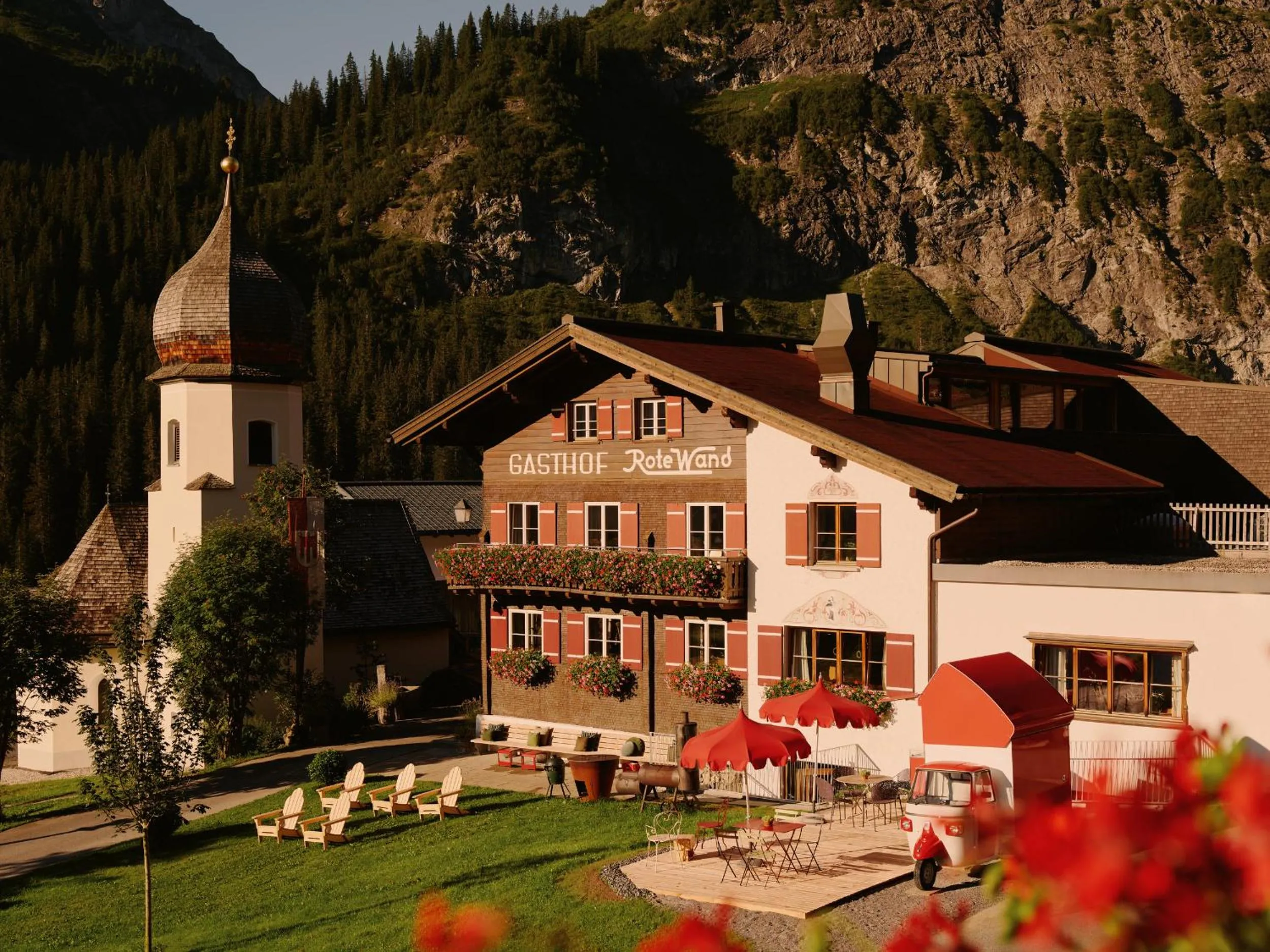 Property building in Rote Wand Gourmet Hotel, a Member of Design Hotels