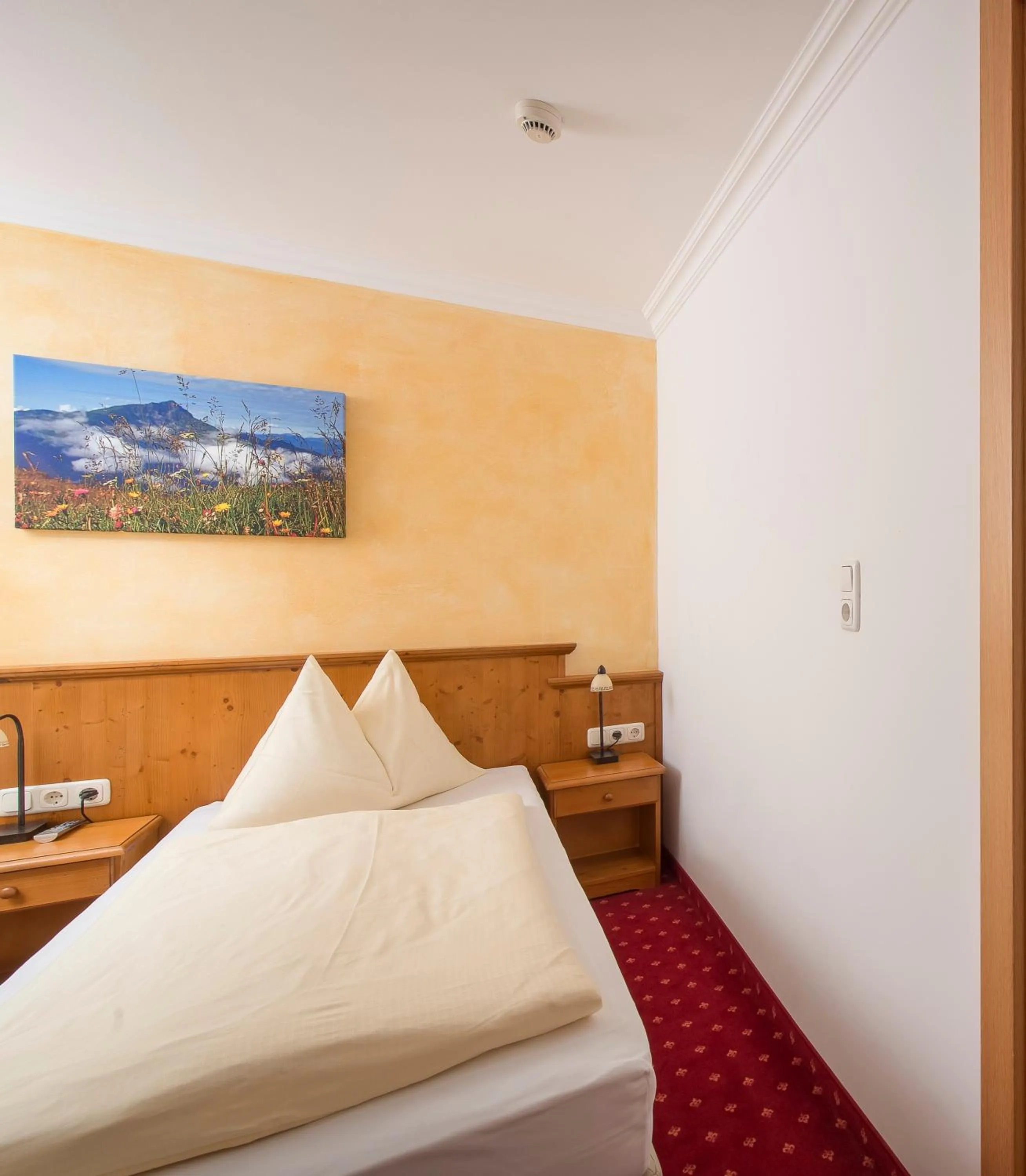 Bed in Hotel Fischer