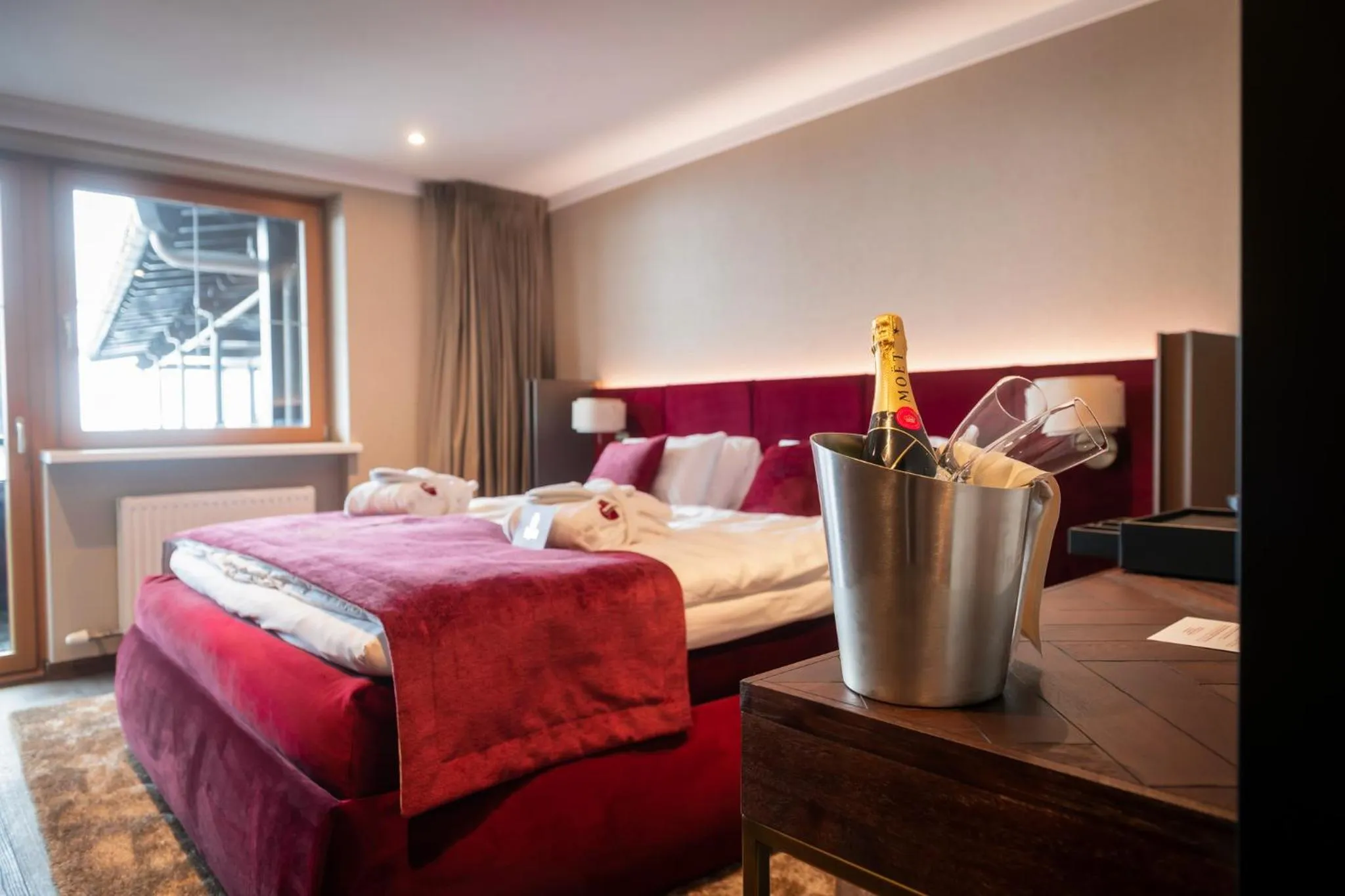 Bed in Hotel Jakobwirt Westendorf