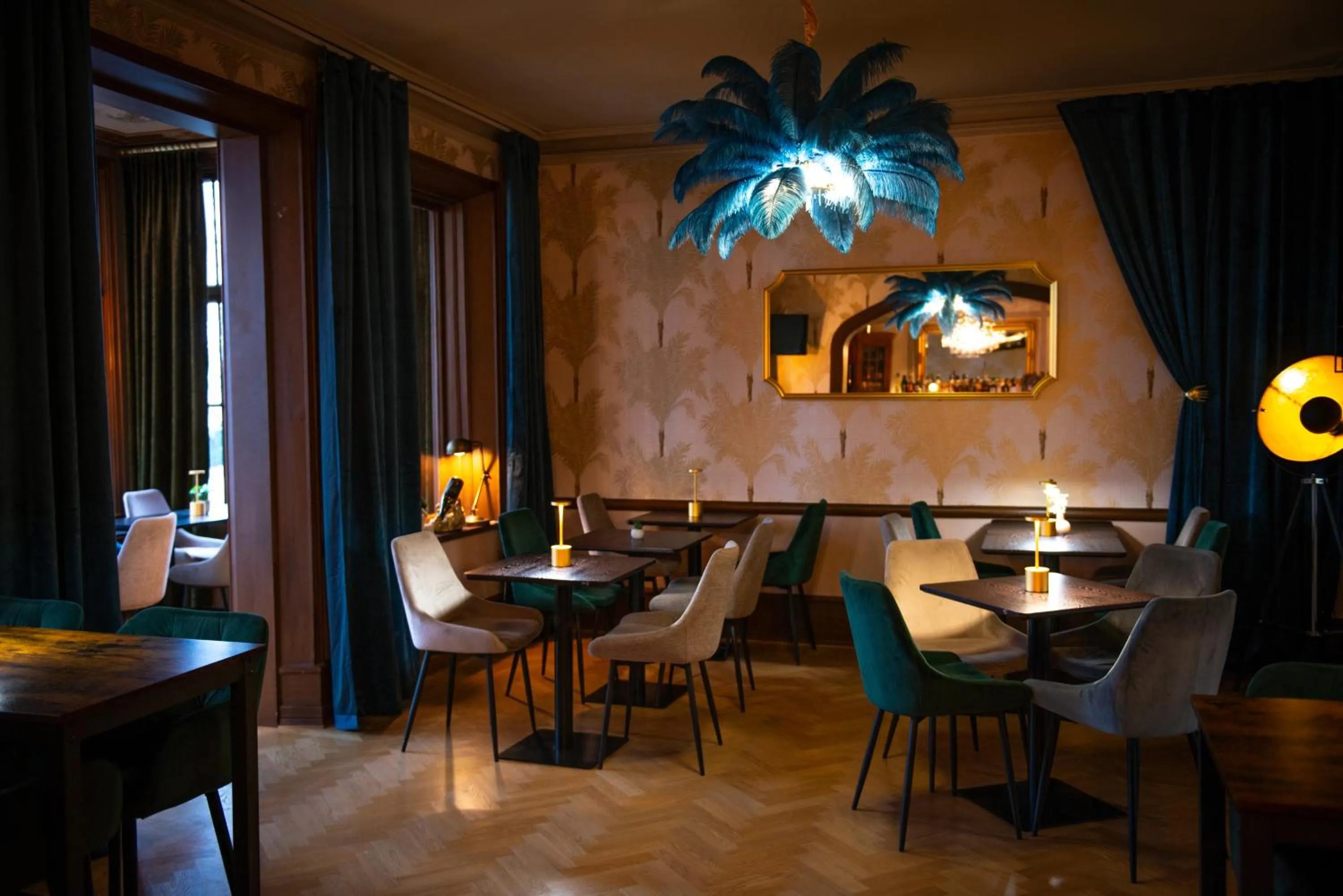 Lobby or reception in Slottshotellet