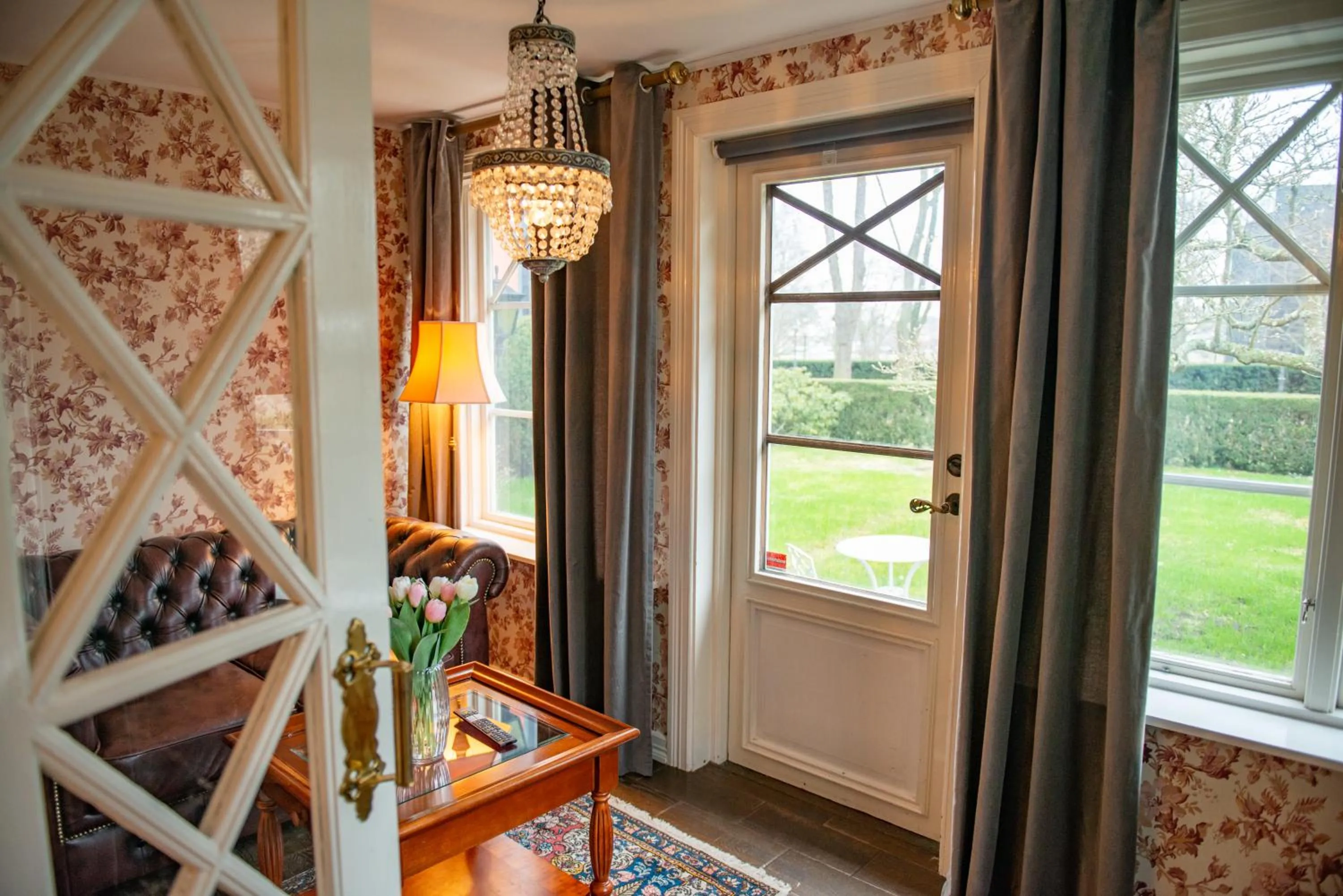 Seating area in Slottshotellet