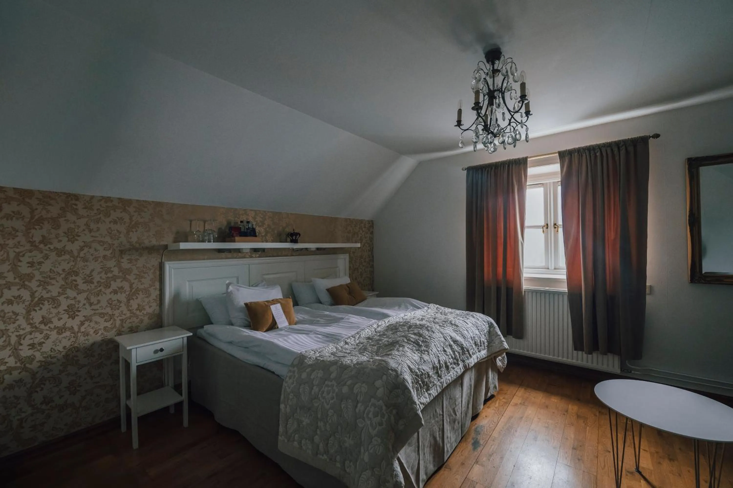 Bedroom, Bed in Slottshotellet