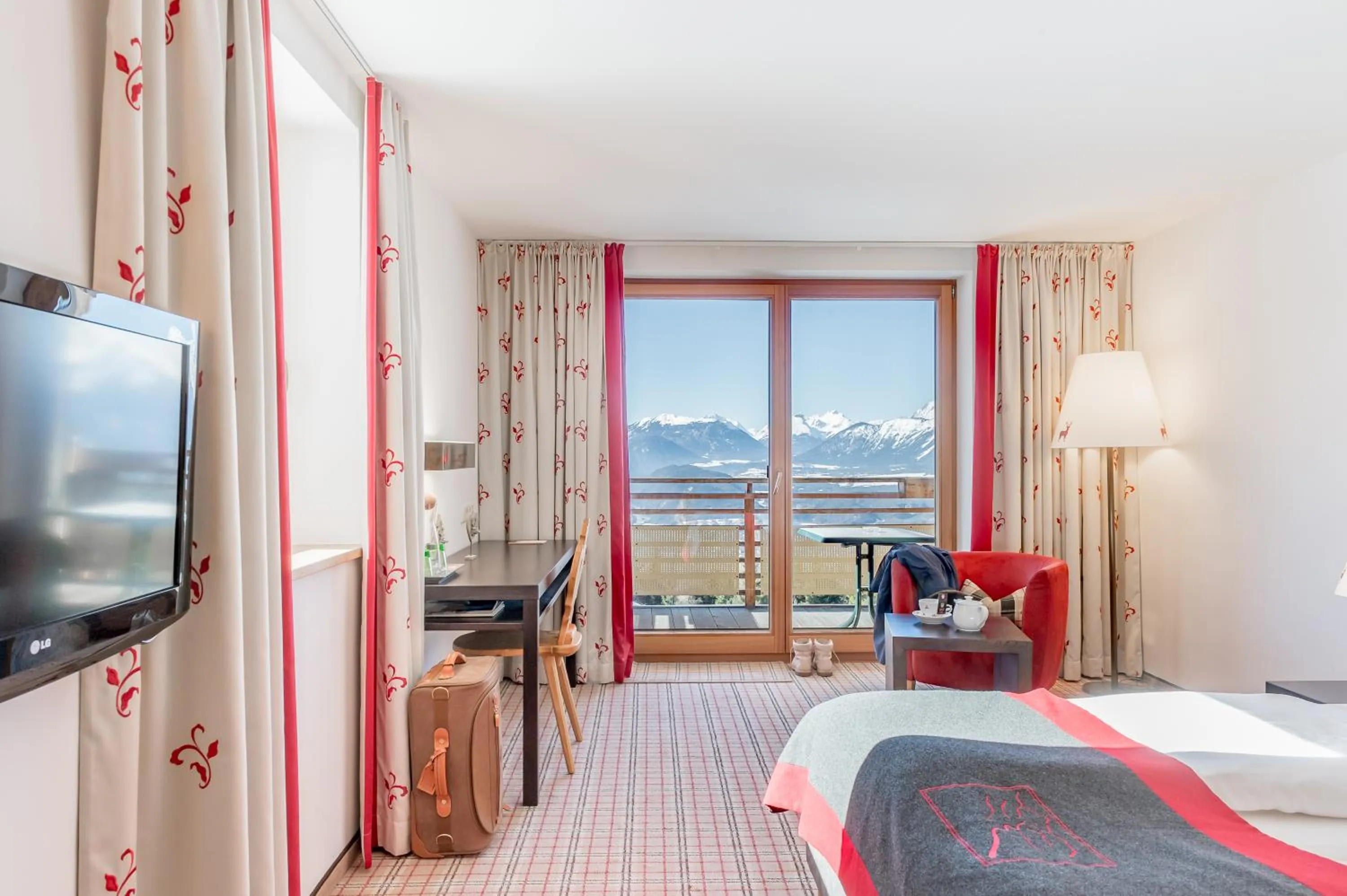 View (from property/room), Bed in Inntaler Hof