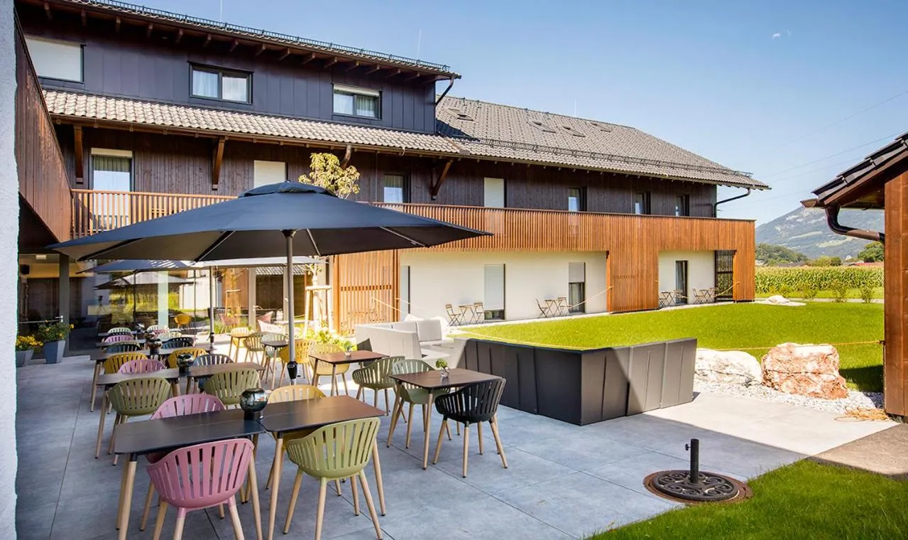 Patio in Hotel Das Essigmanngut