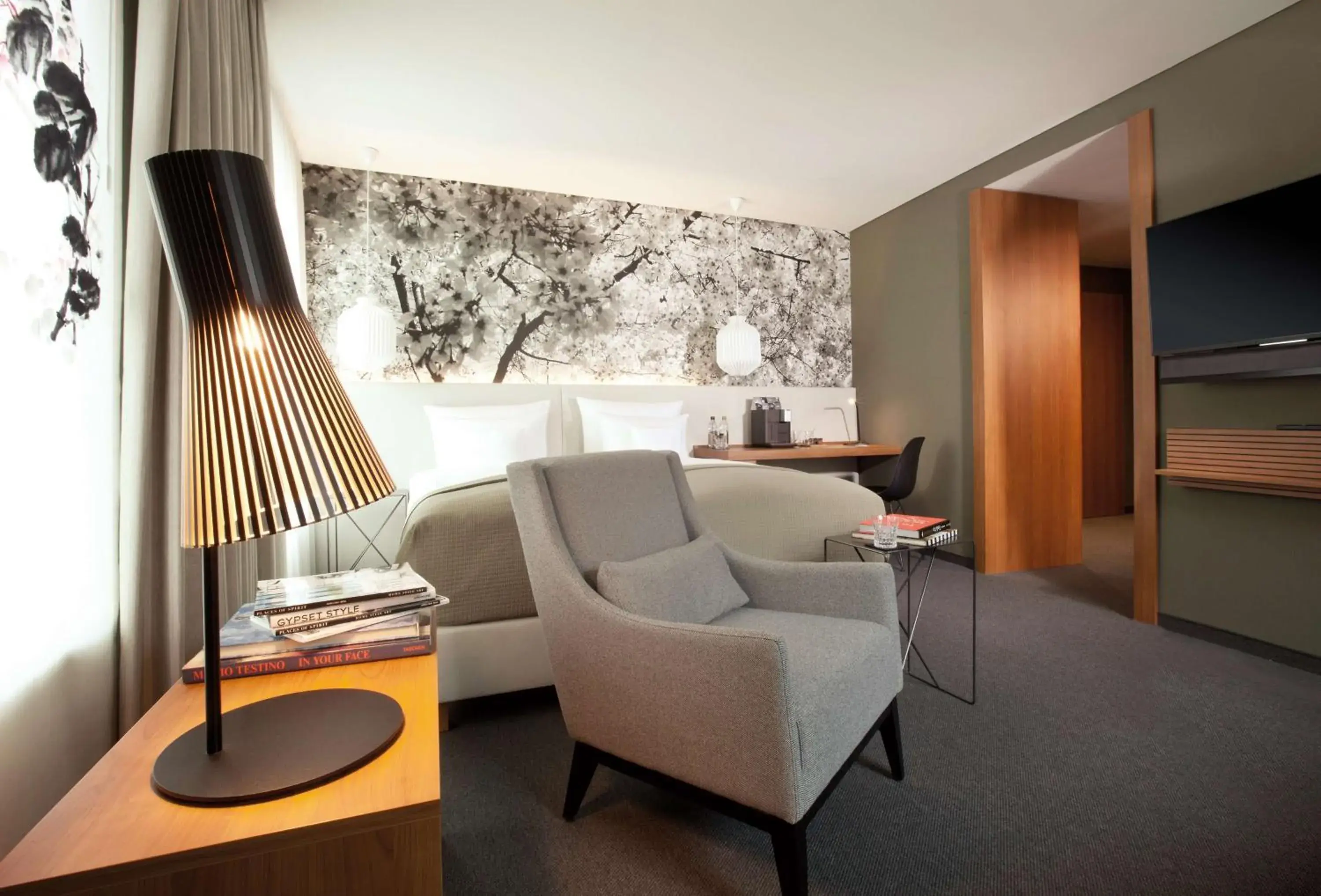 Bedroom in Me and All Hotel Dusseldorf, by Hyatt Bedroom in Me and All Hotel Dusseldorf, by Hyatt