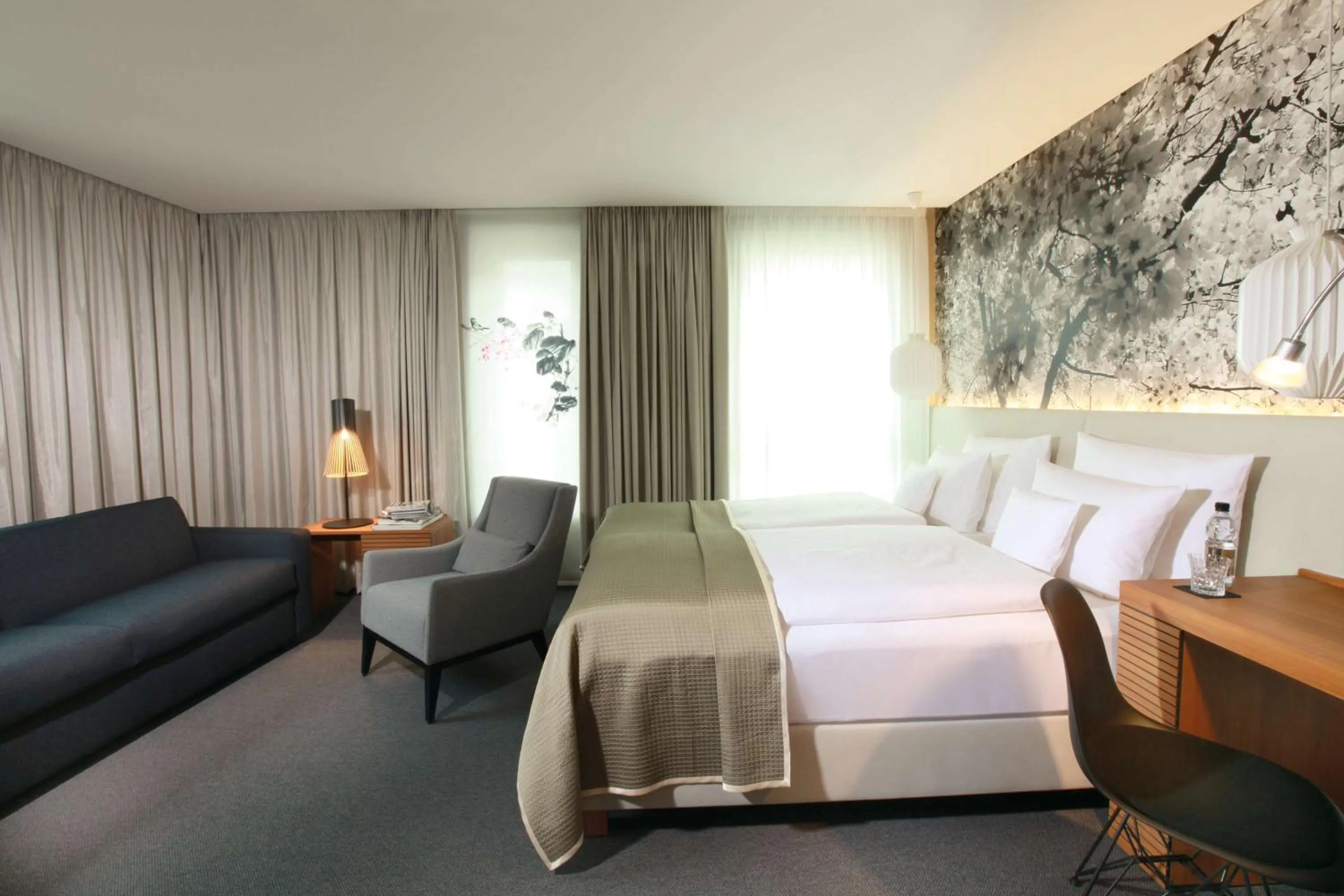 Bedroom, Bed in Me and All Hotel Dusseldorf, by Hyatt