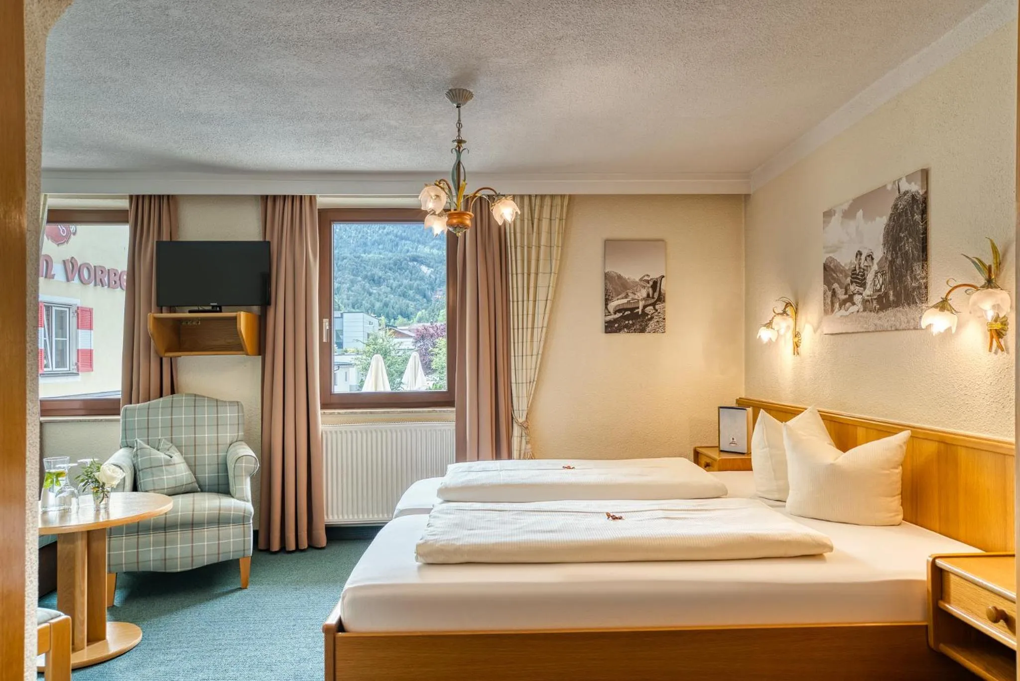 Bed in Hotel zum Lamm