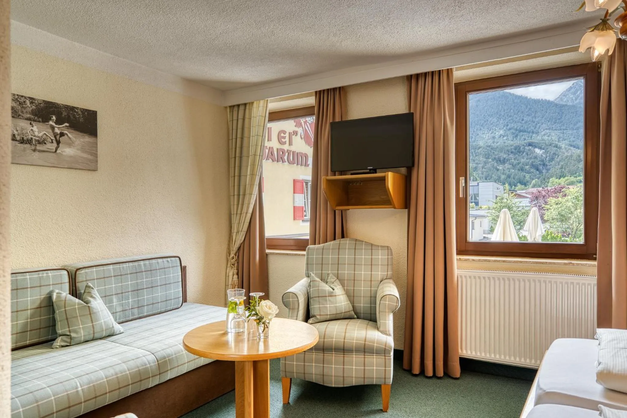 Mountain view in Hotel zum Lamm