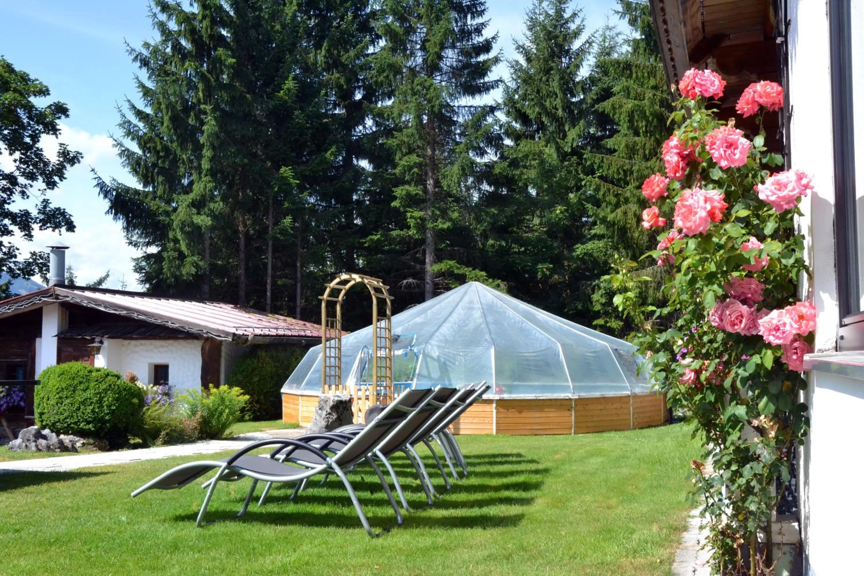 Swimming pool in Hotel Ramsaueralm