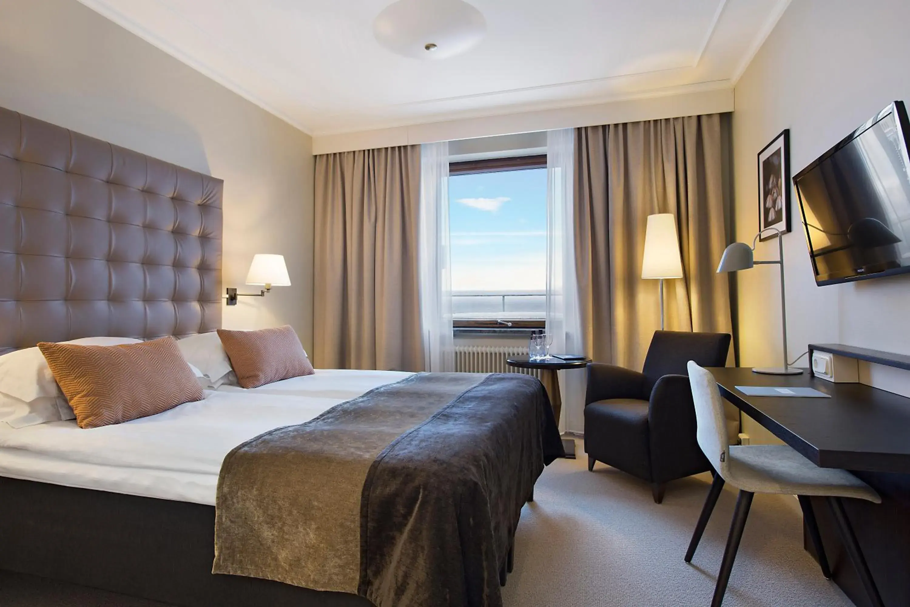 Bedroom, Bed in Elite Stadshotellet Luleå Bedroom, Bed in Elite Stadshotellet Luleå