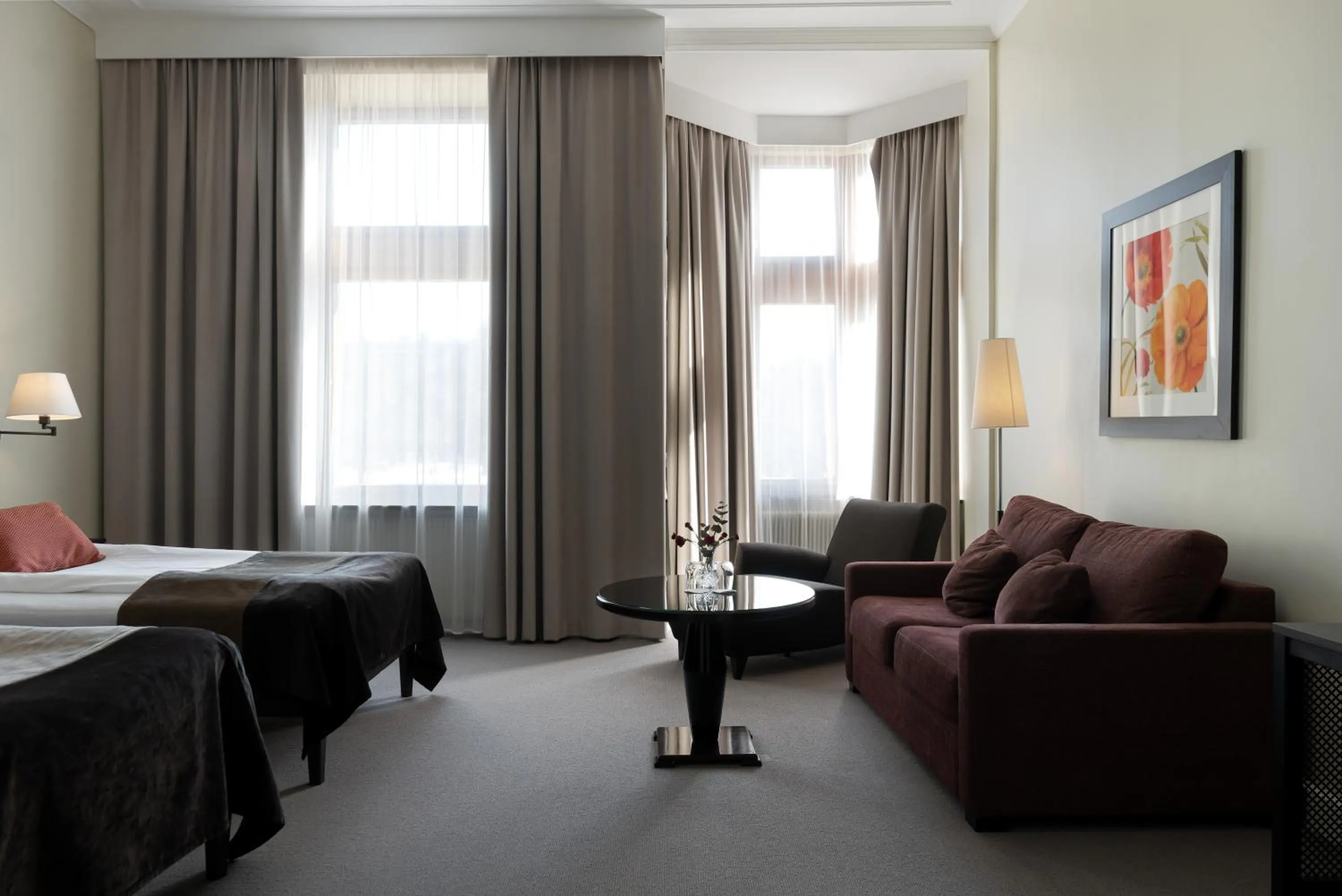 Photo of the whole room, Bed in Elite Stadshotellet Luleå