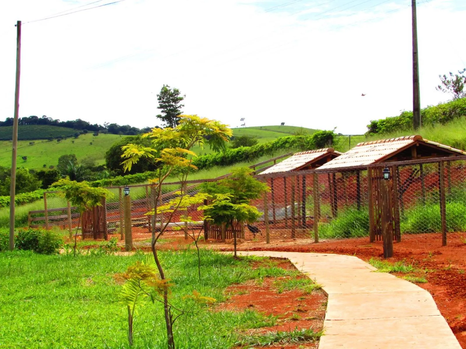 Garden view in Hotel Fazenda Topada