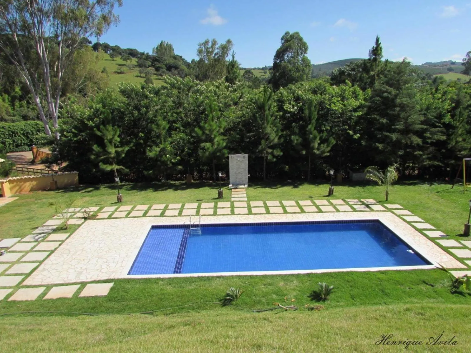 Swimming pool in Hotel Fazenda Topada