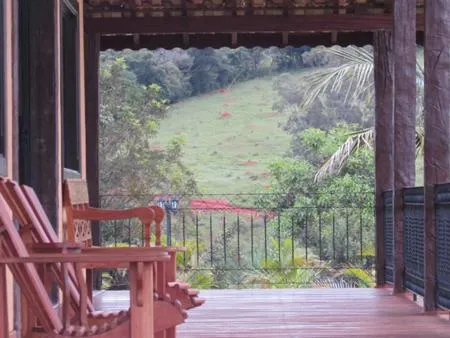 Balcony/Terrace in Hotel Fazenda Topada