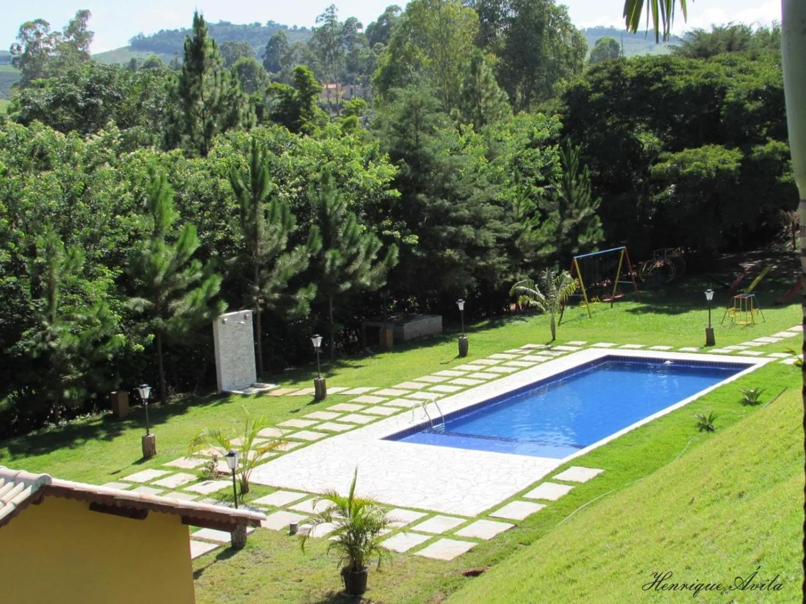 Swimming pool in Hotel Fazenda Topada