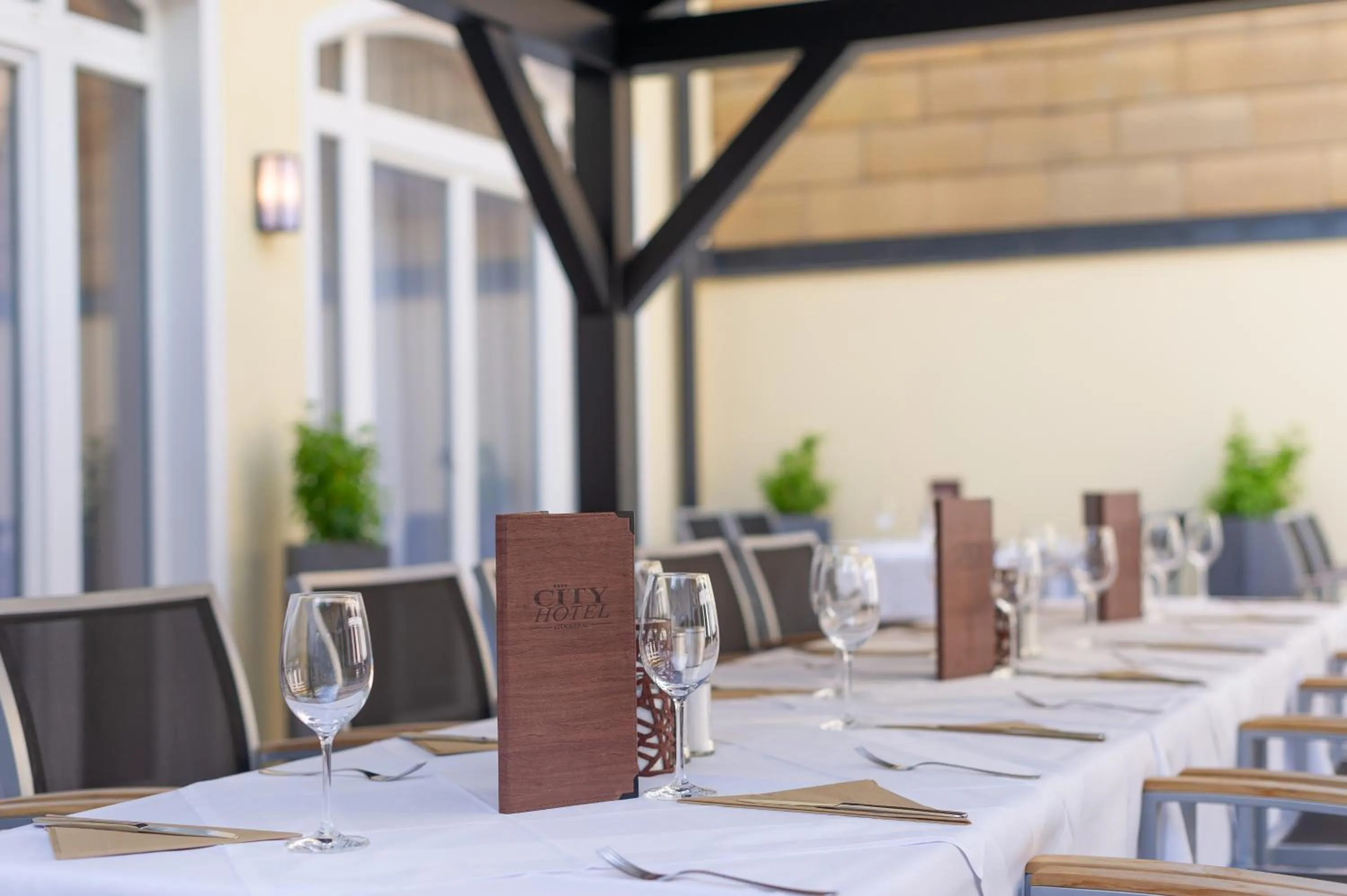Balcony/Terrace in City Hotel Stockerau