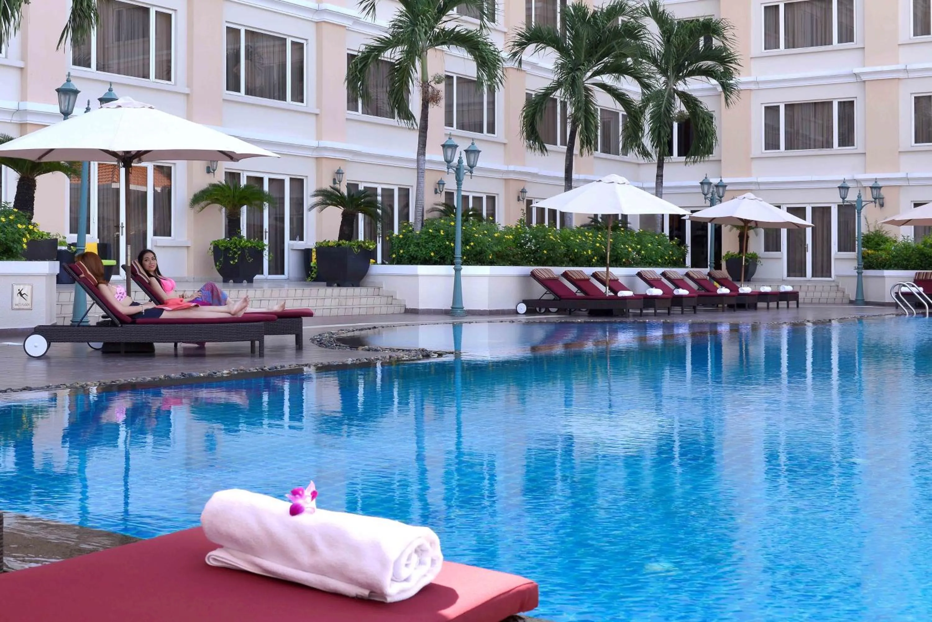 Pool view in Equatorial Ho Chi Minh City