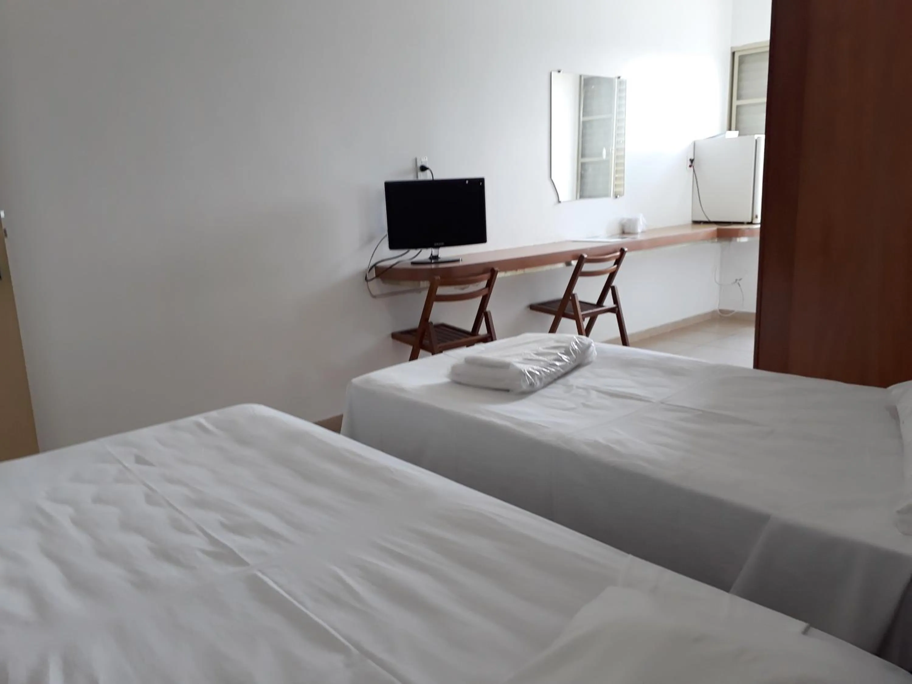 Bed in Minas Palace Hotel