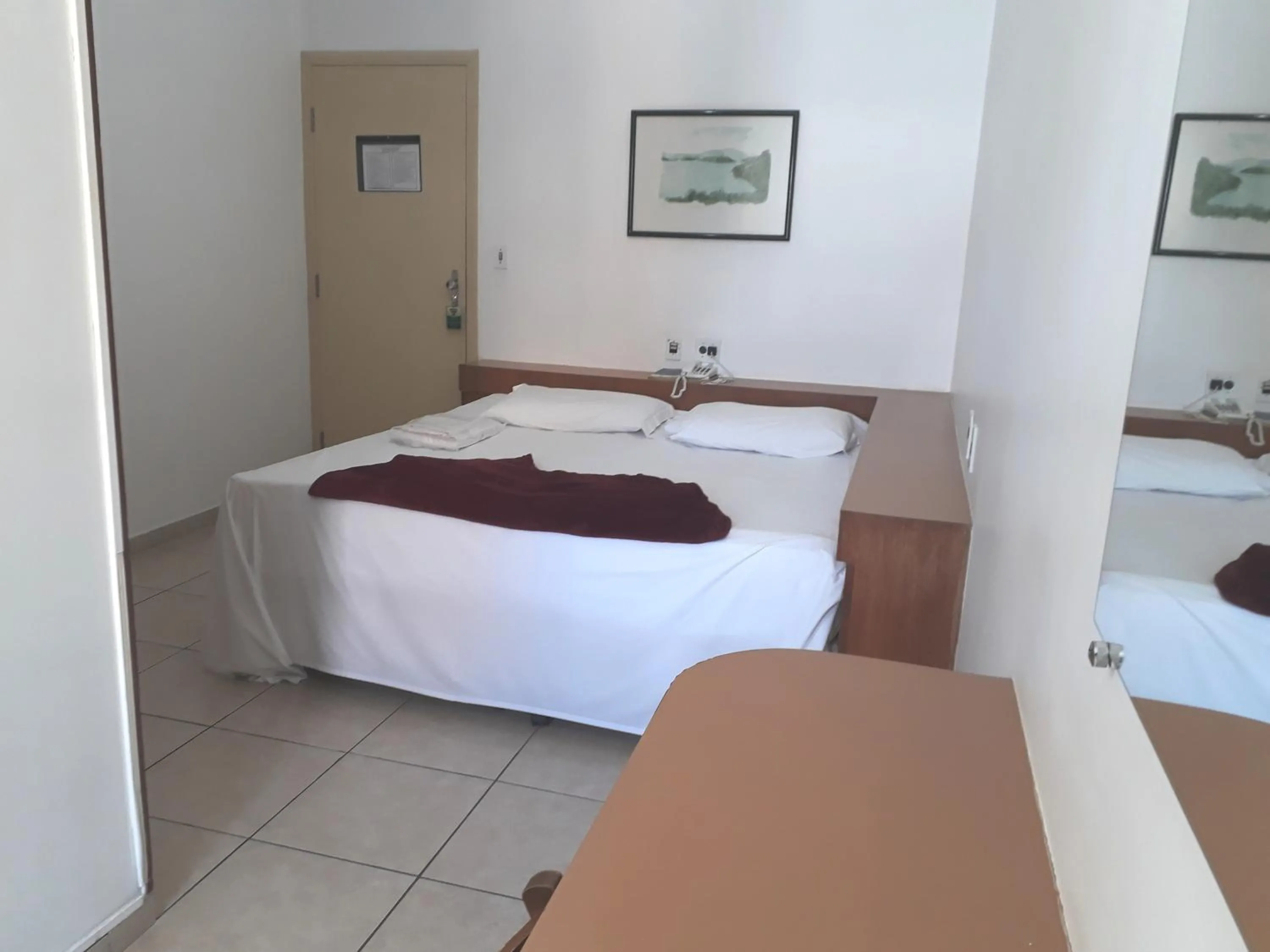 Bed in Minas Palace Hotel