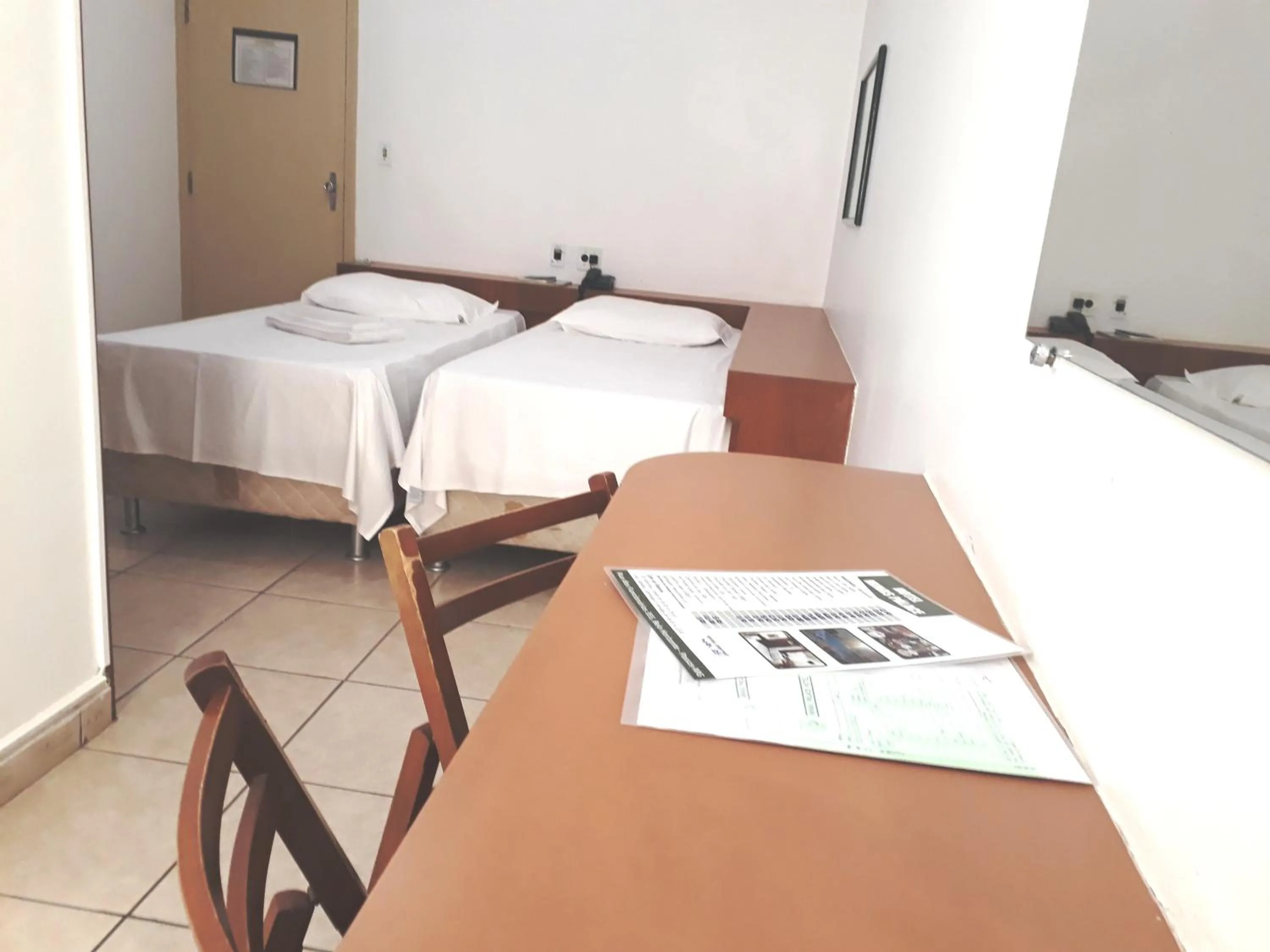Bed in Minas Palace Hotel