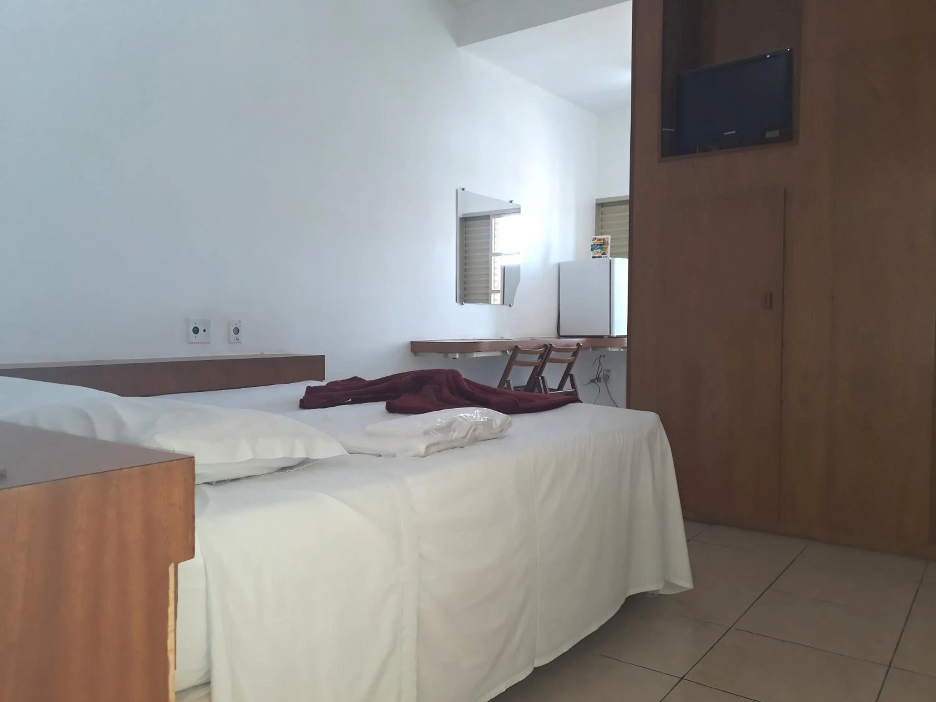 Bed in Minas Palace Hotel