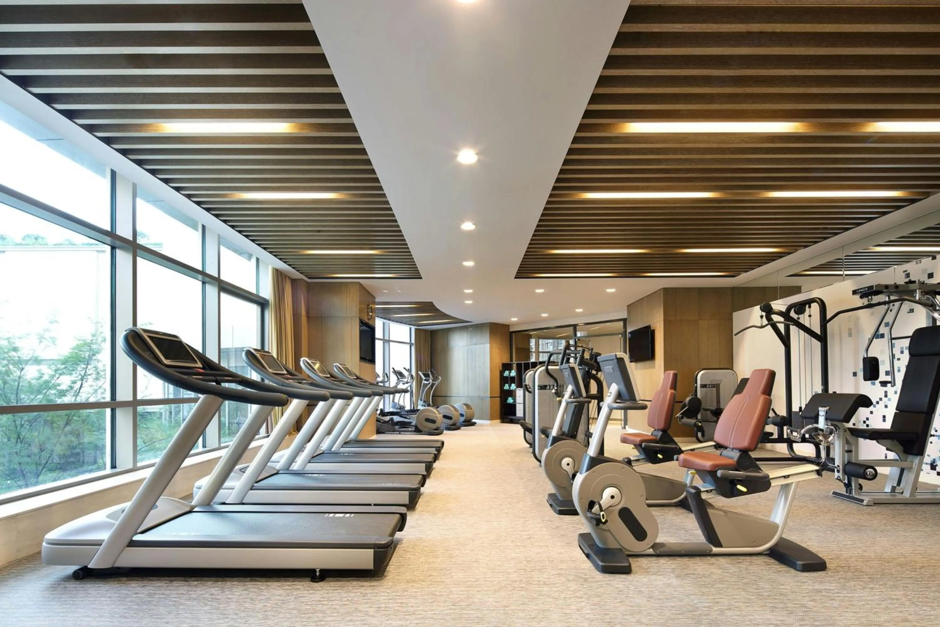 Fitness centre/facilities in Sheraton Grand Hangzhou Binjiang Hotel