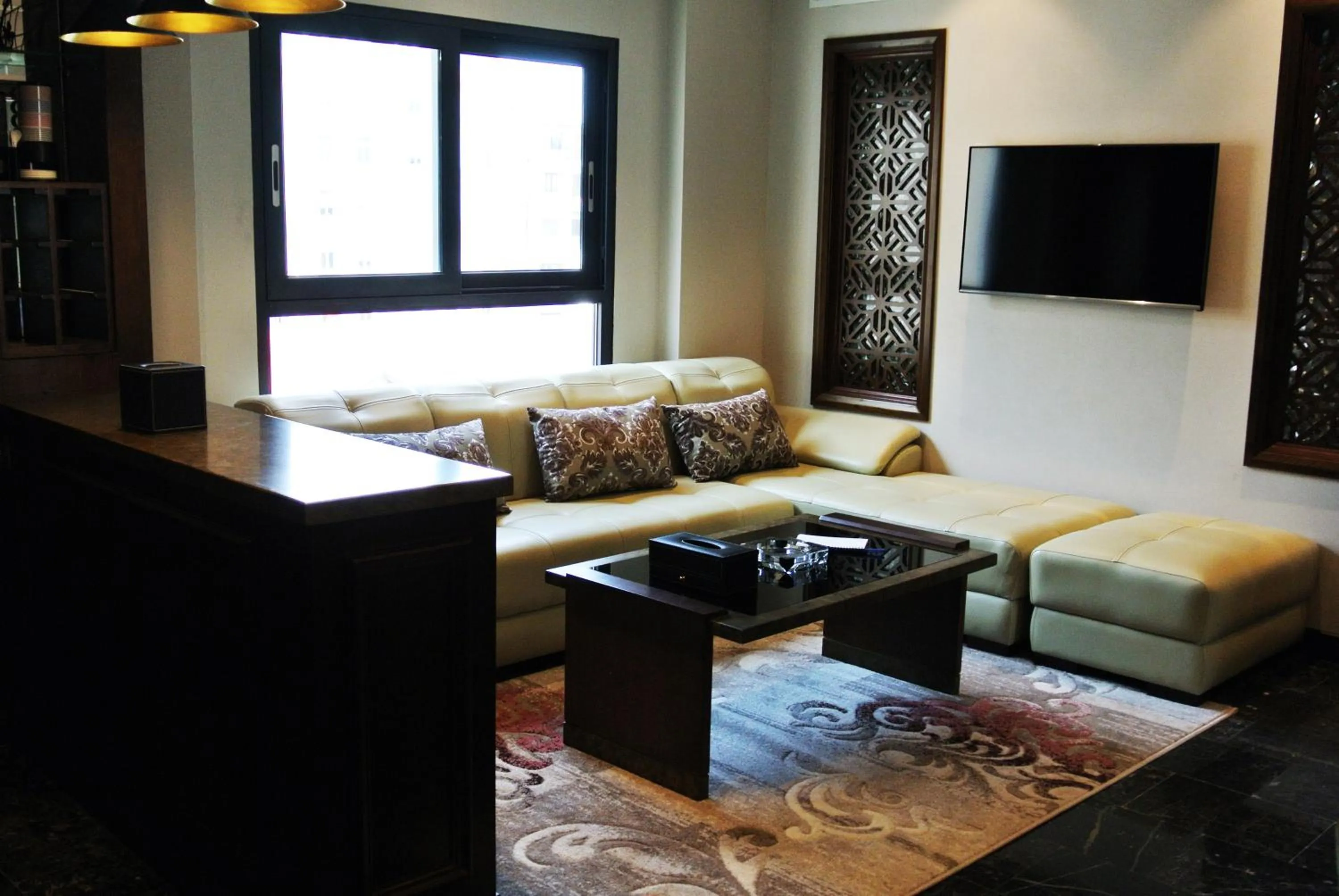 Living room in JB Serviced Apartment