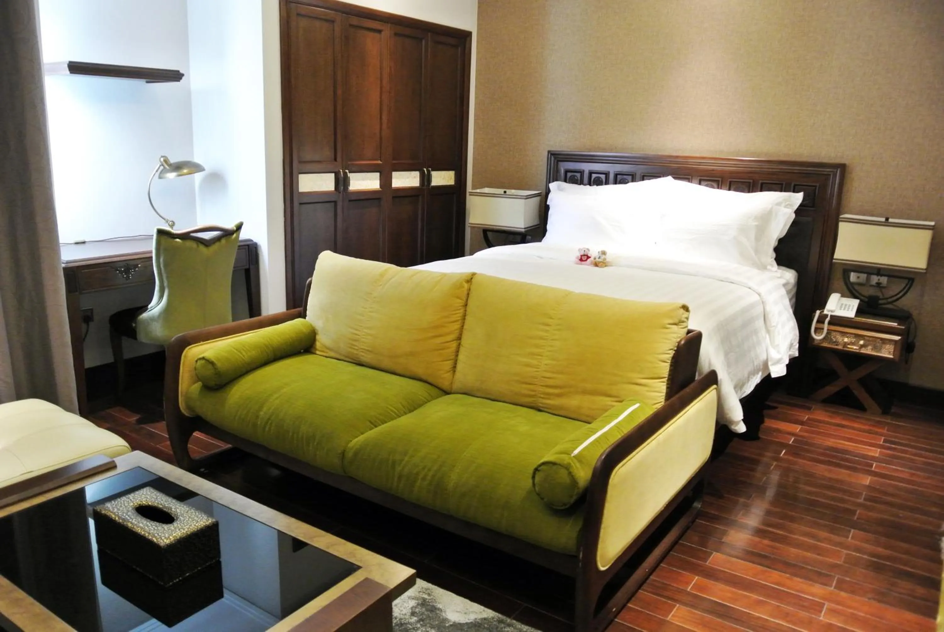 Bed in JB Serviced Apartment