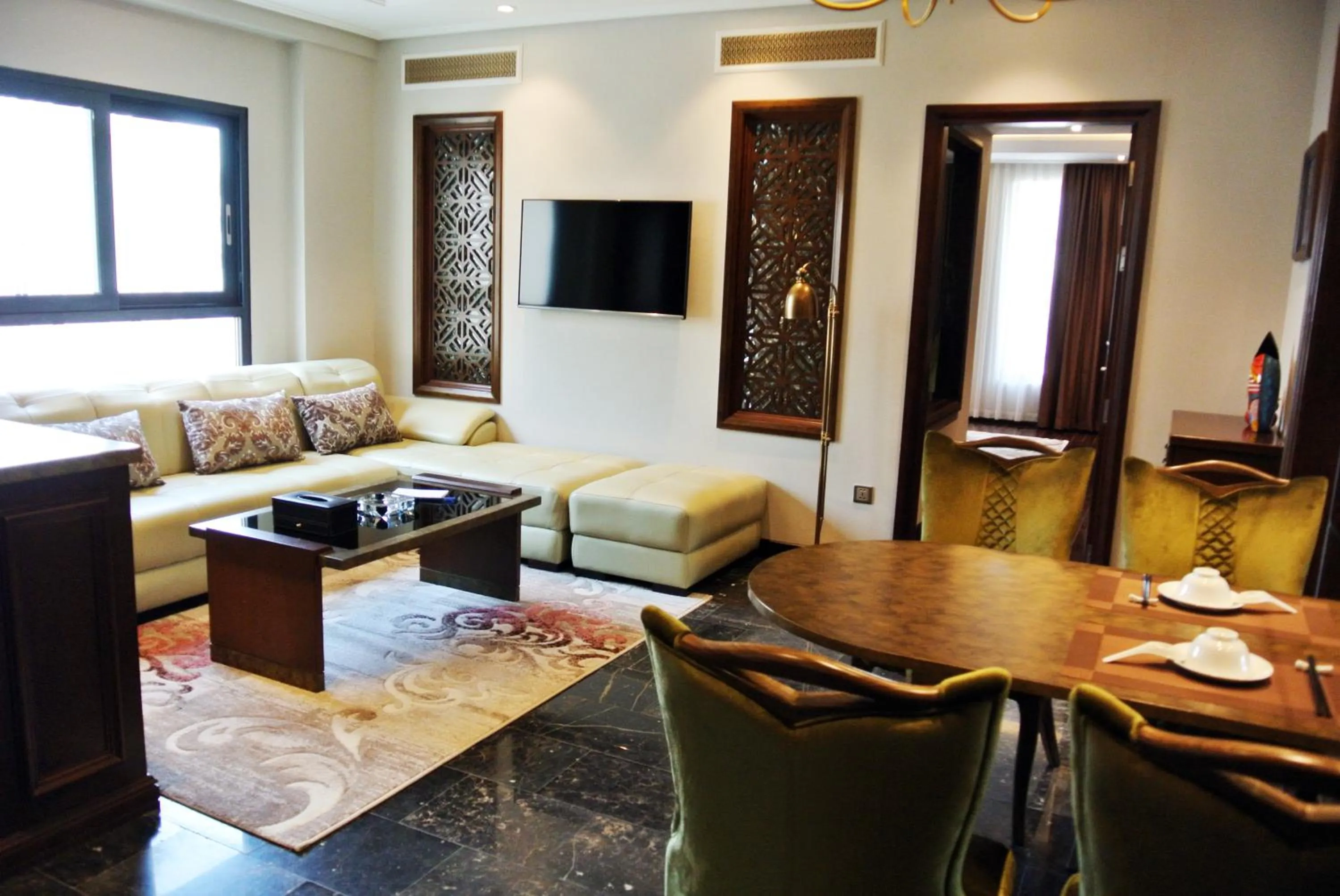 Living room in JB Serviced Apartment