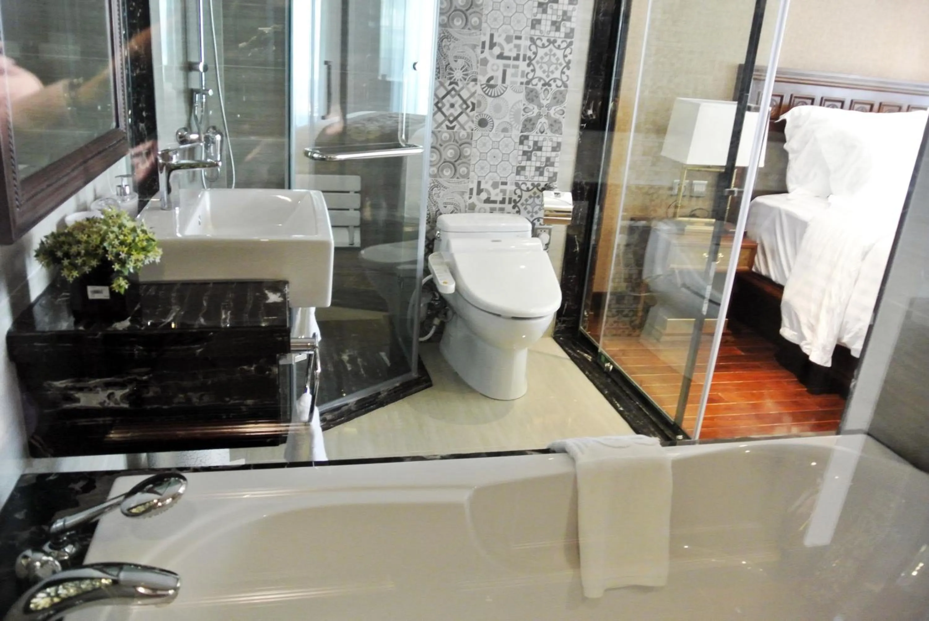 Bathroom in JB Serviced Apartment
