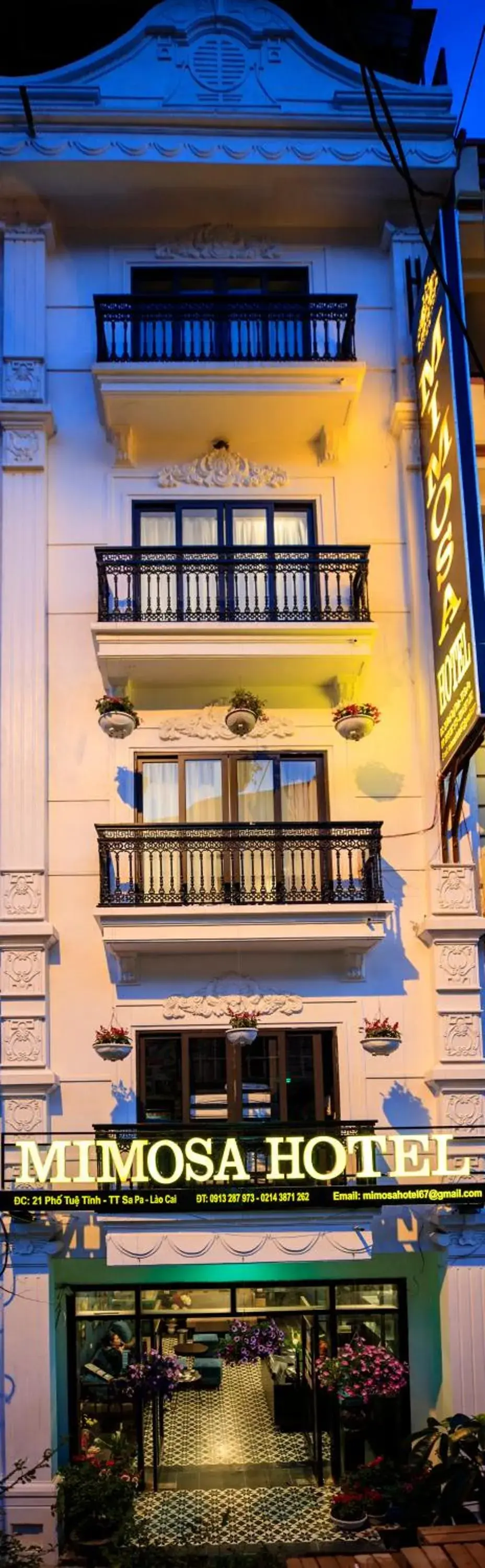 Property building in Mimosa Hotel Sapa Property building in Mimosa Hotel Sapa