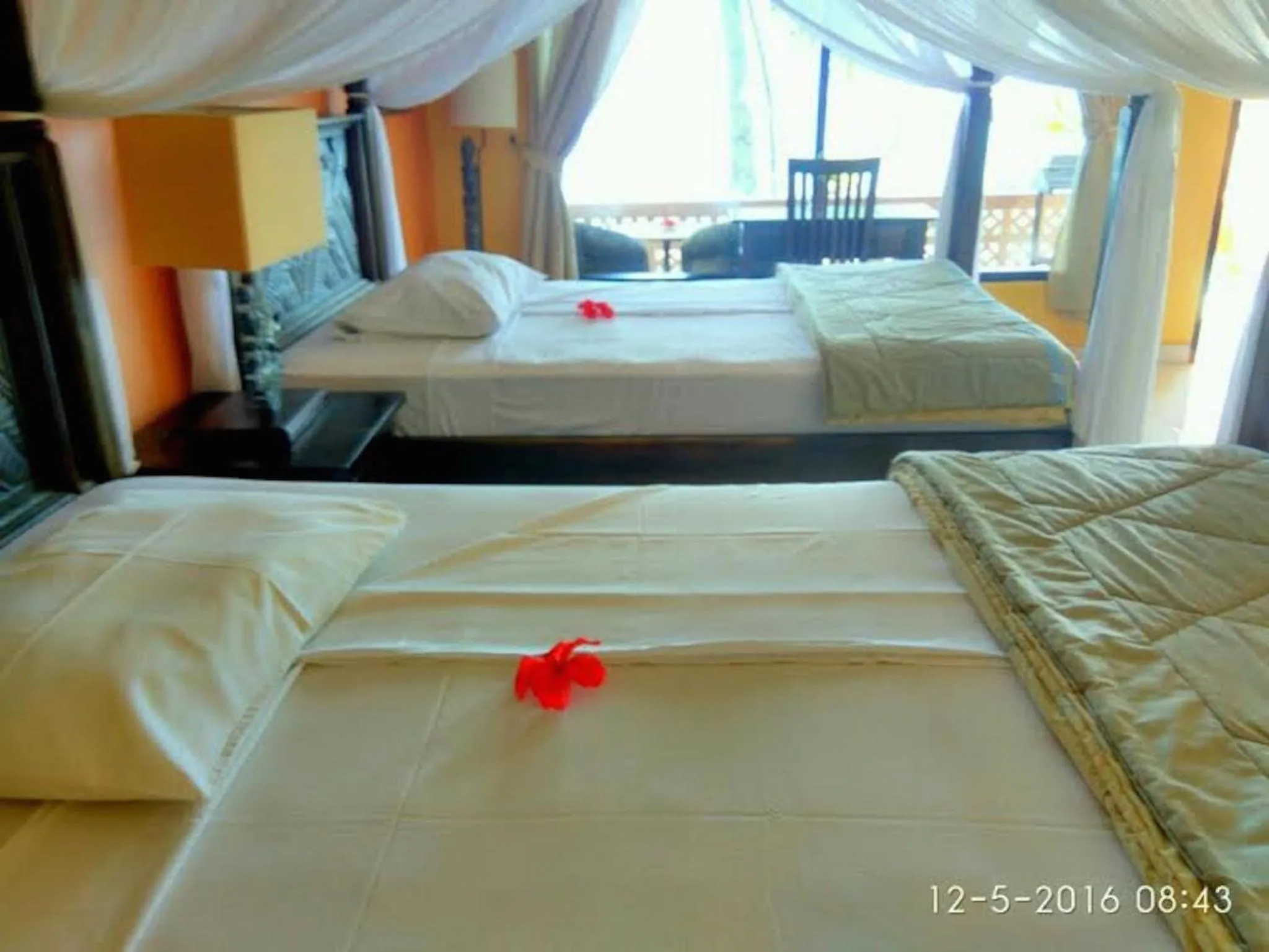 Balcony/Terrace, Bed in Sea World Club Beach Resort & Dive Center, RESORT THAT SUPPORTS THE POOR
