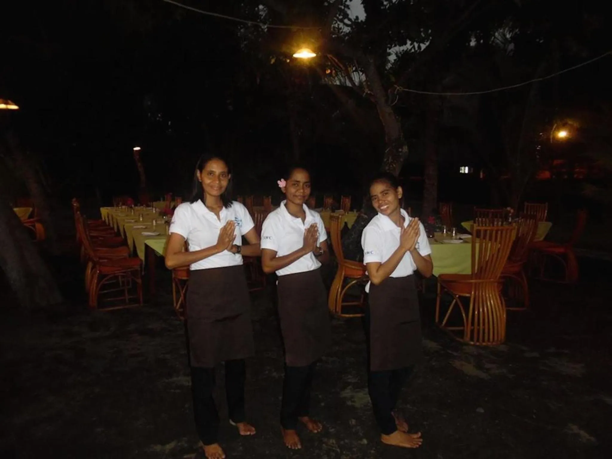 Staff in Sea World Club Beach Resort & Dive Center, RESORT THAT SUPPORTS THE POOR