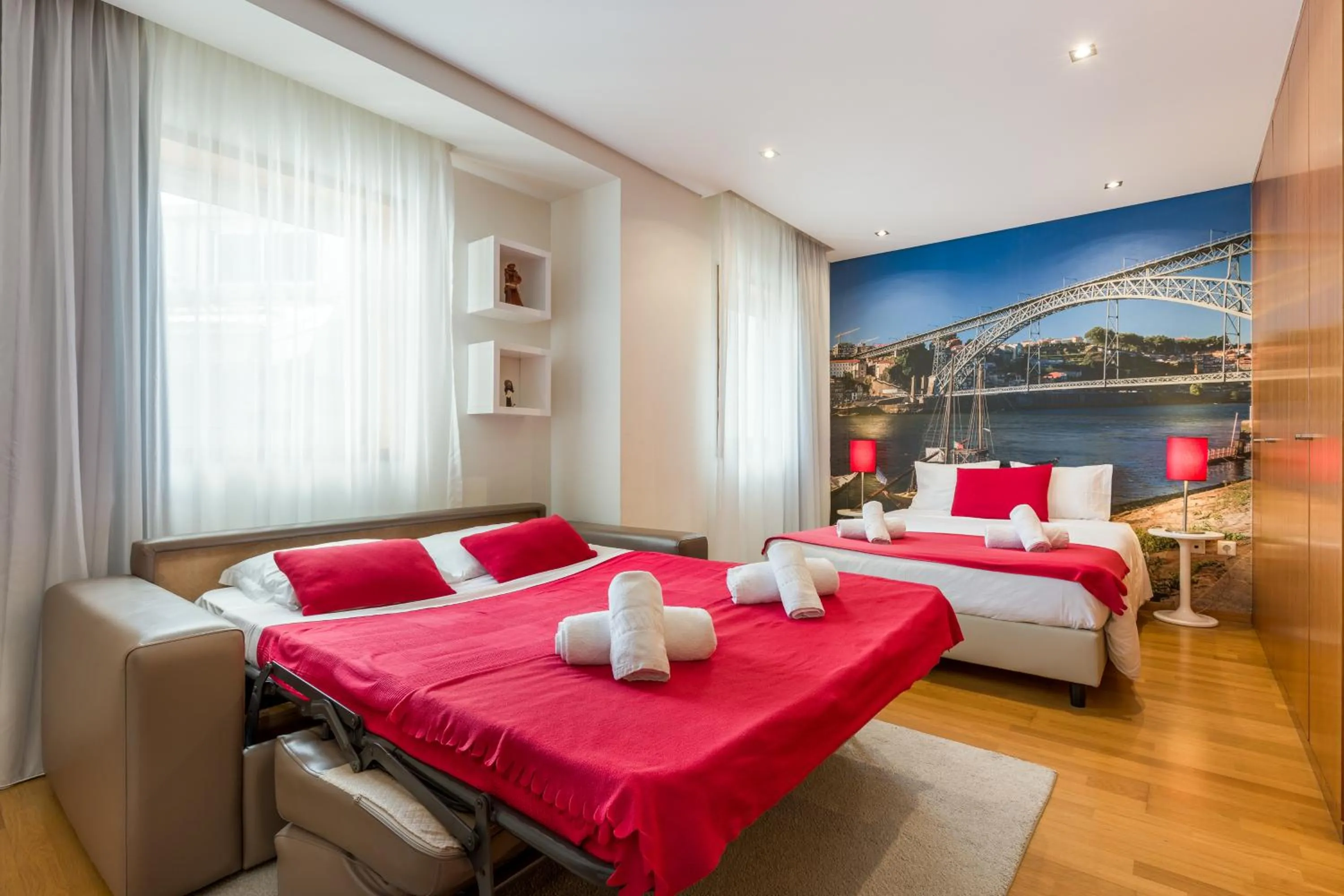 Bedroom, Bed in BRA.com Apartments Oporto Bonfim