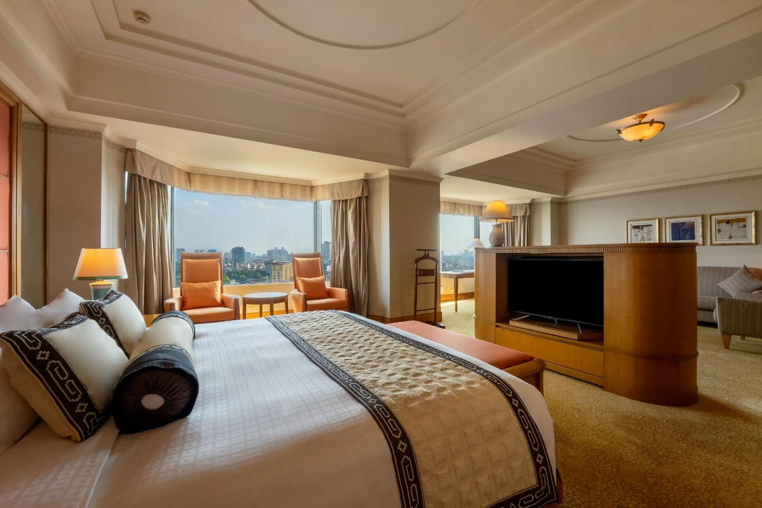 Bed in Hôtel du Parc Hanoï