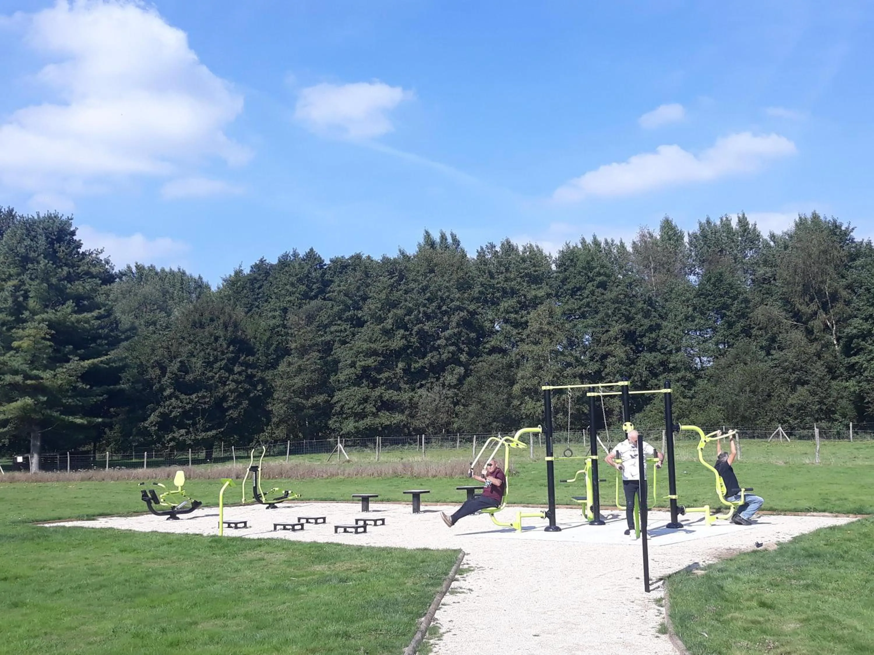 Children play ground in Camping Le Val de Landrouet