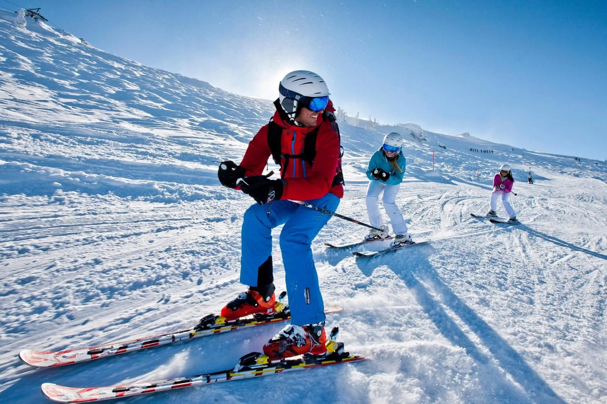 Skiing in Alpina Wagrain