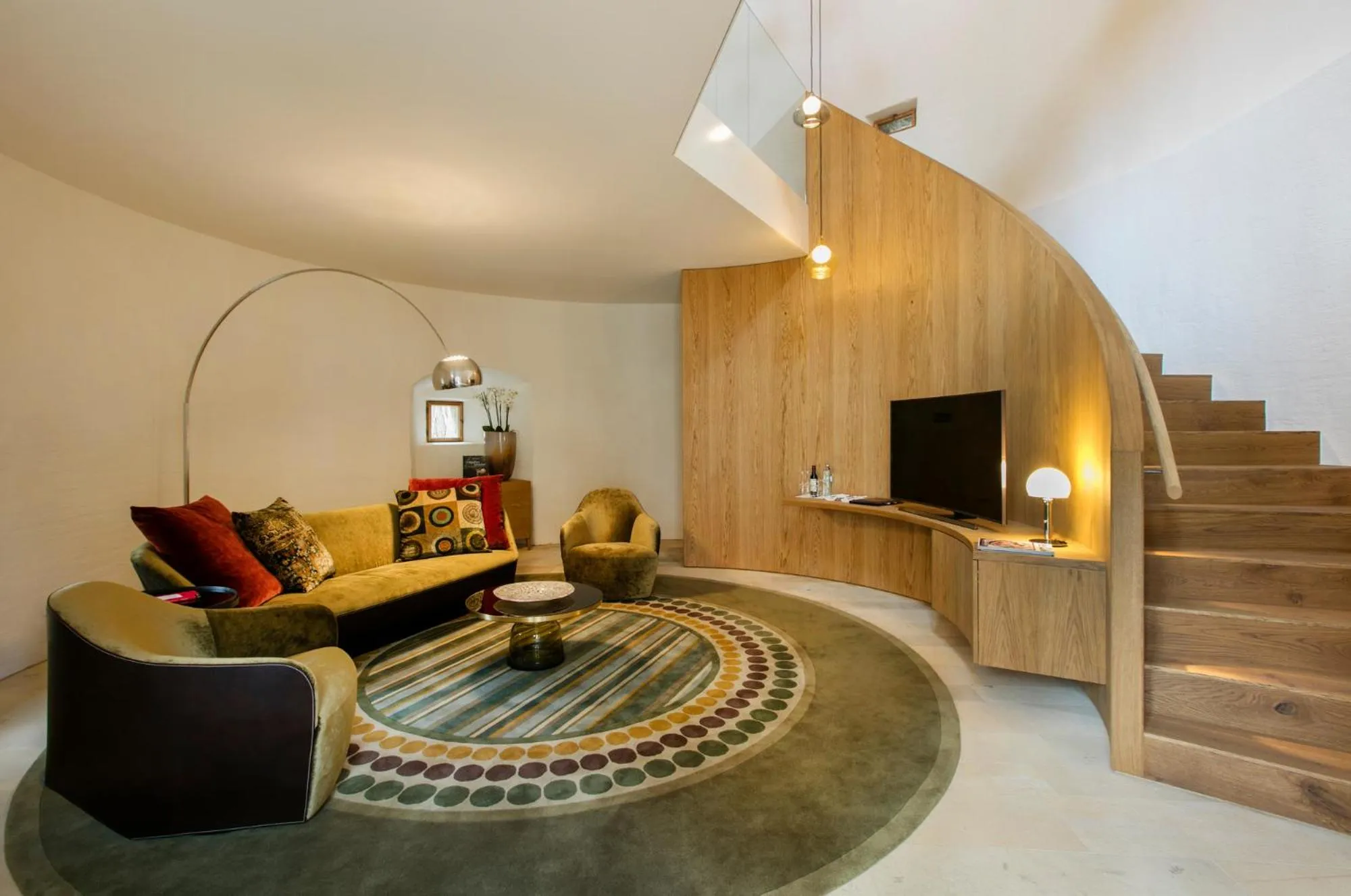 Living room in TAUROA Schloss Gabelhofen